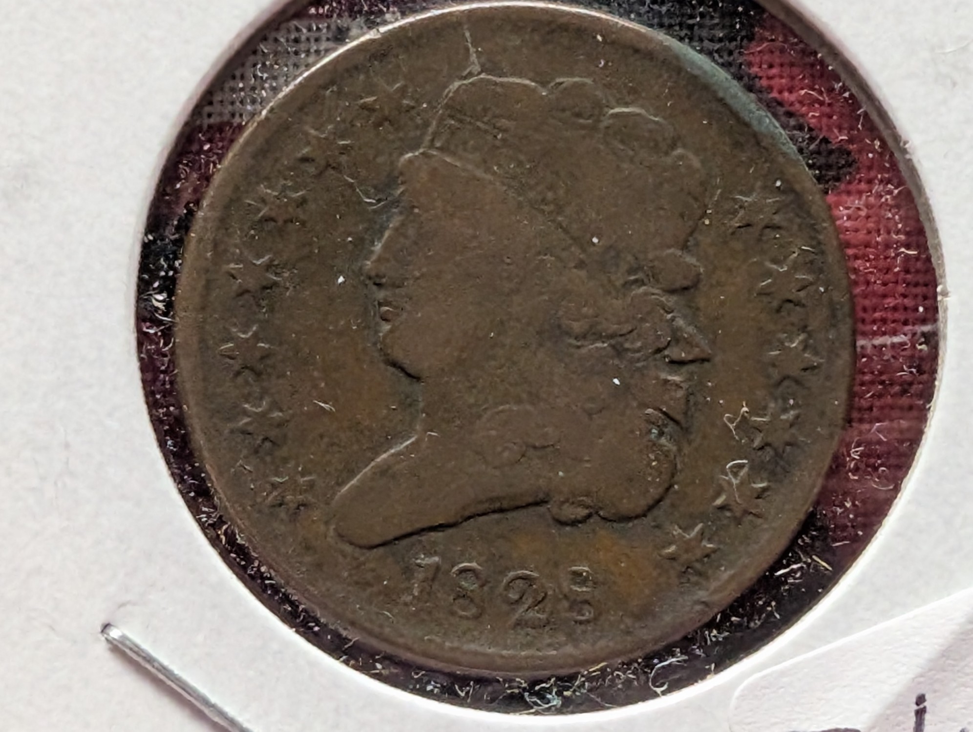 1828 Classic Head Half Cent - 13 Stars - VG