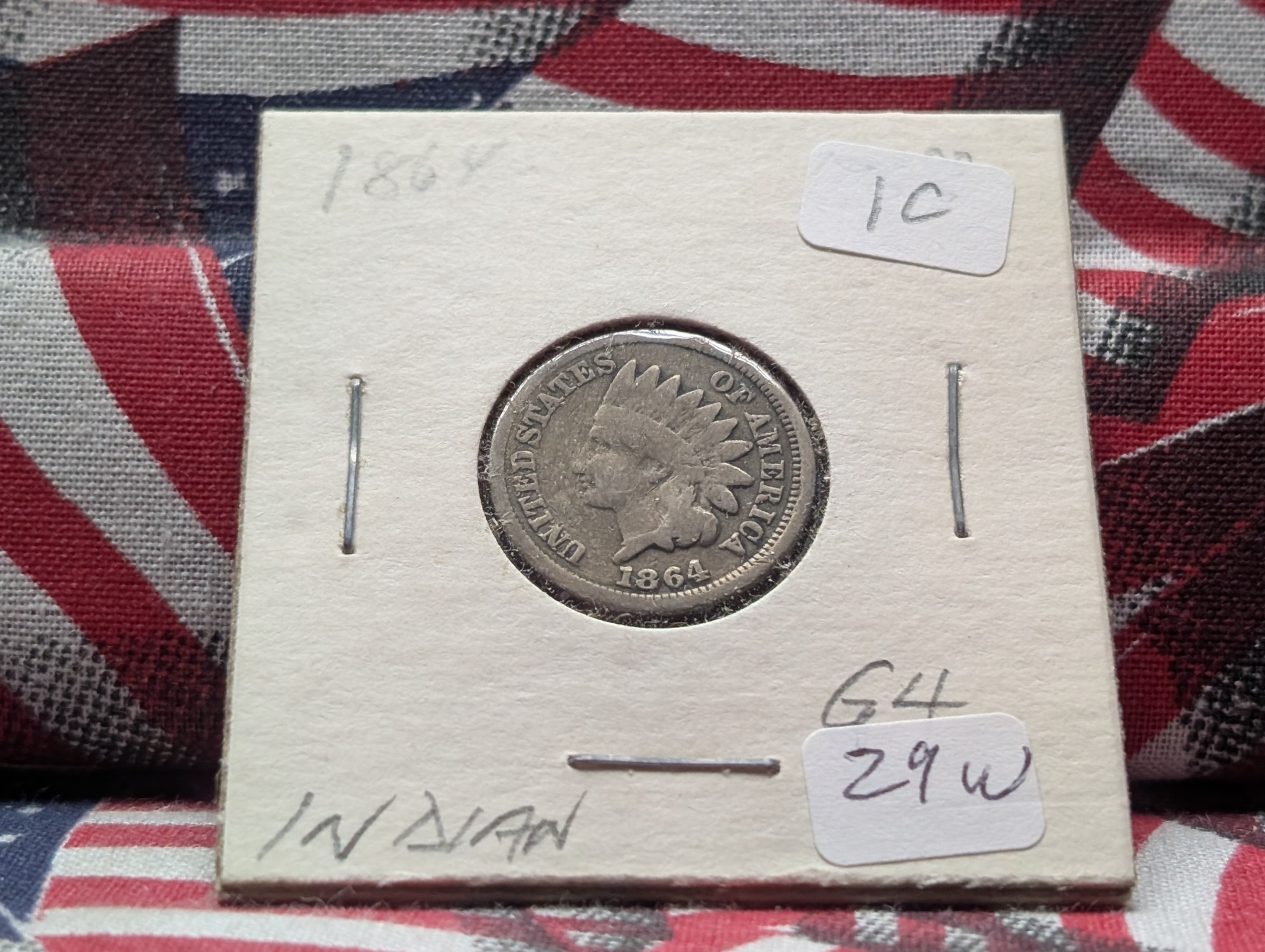 1864 Indian Head Cent - G