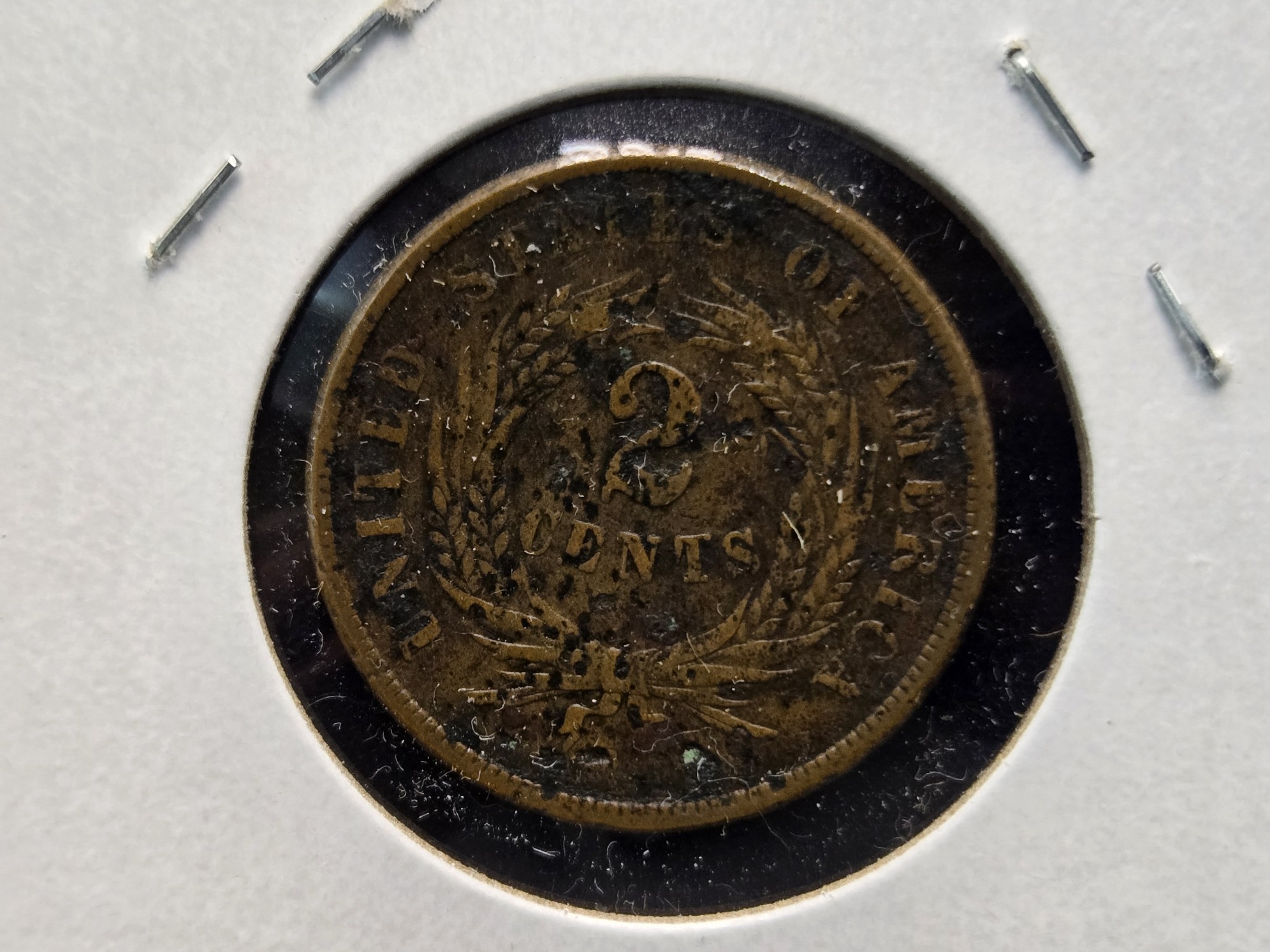 1865 Two Cent Piece - VF