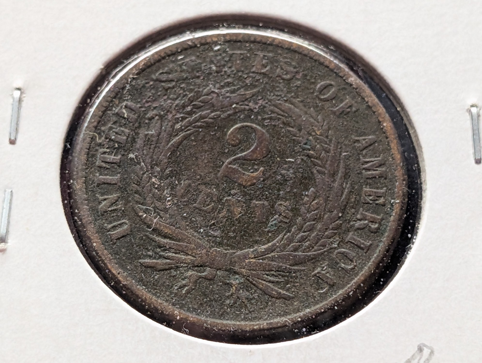 1866 Two Cent Piece - F
