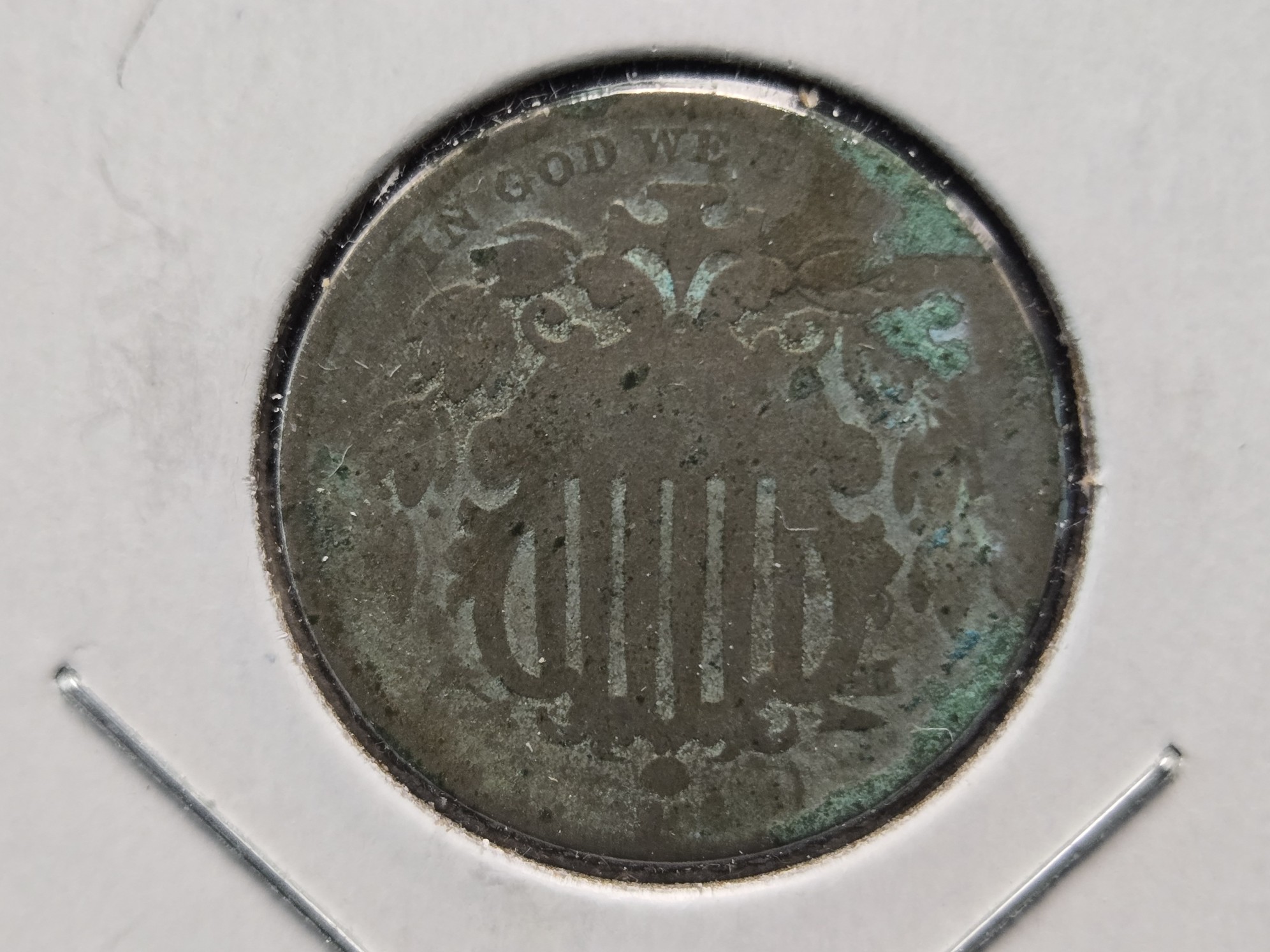 1866 Shield Nickel - Fr