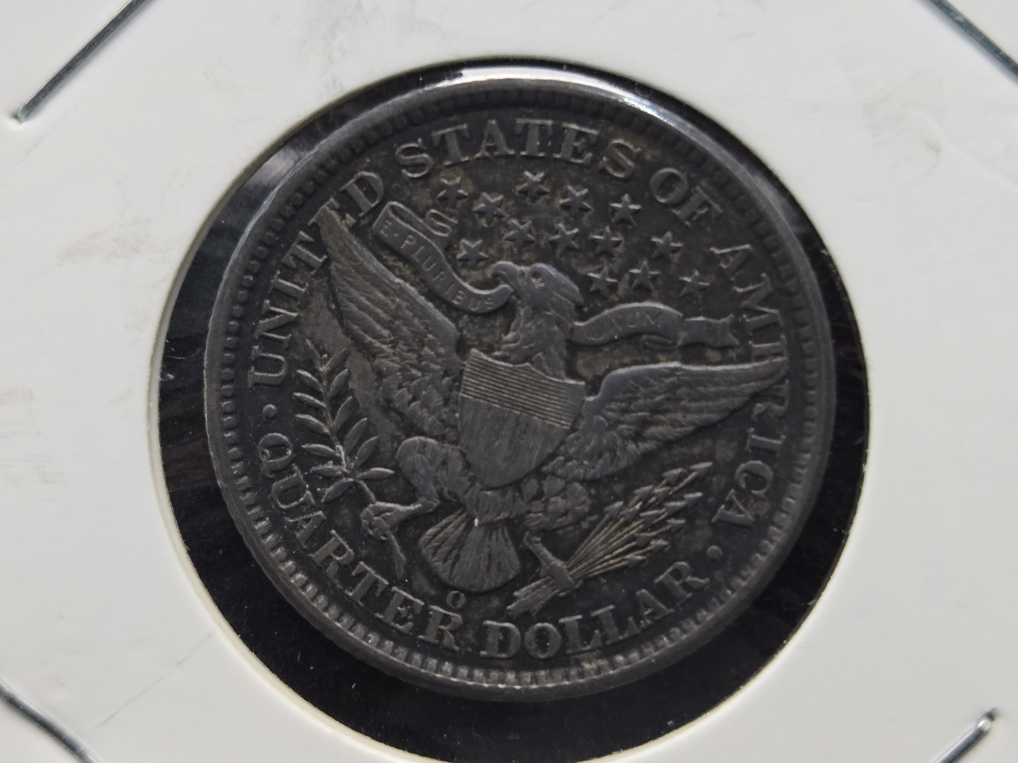 1892-O Barber 90% Silver Quarter - VF