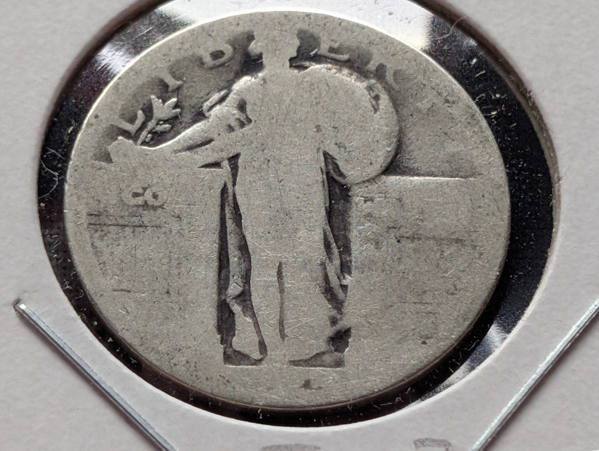 No Date Standing Liberty 90% Silver Quarter