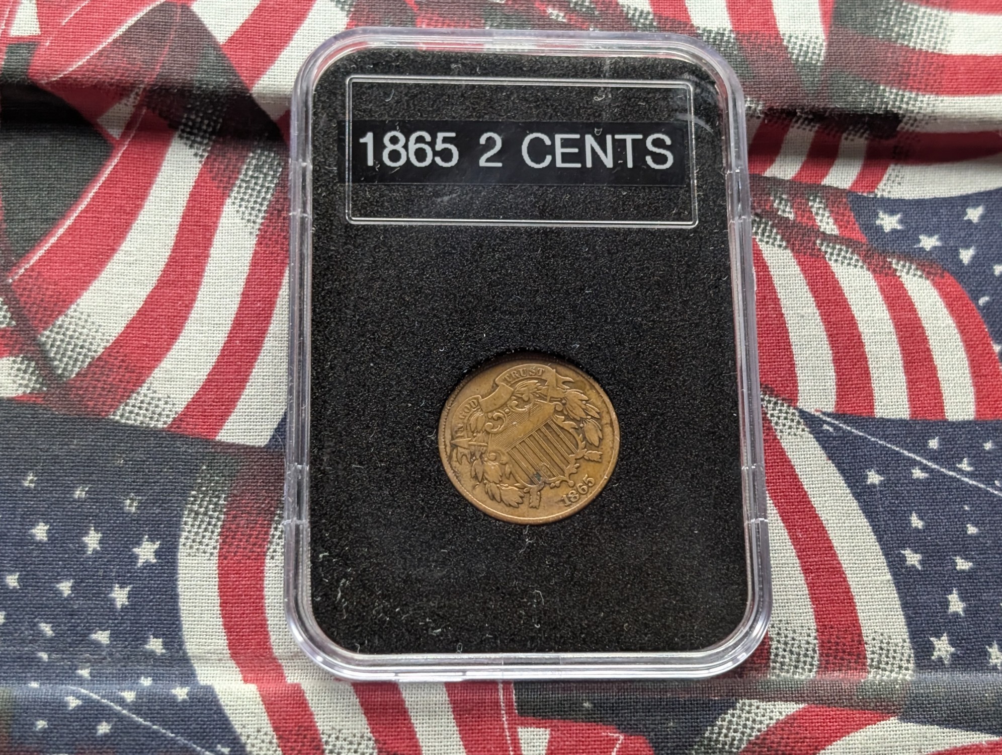 1865 Two Cent Piece