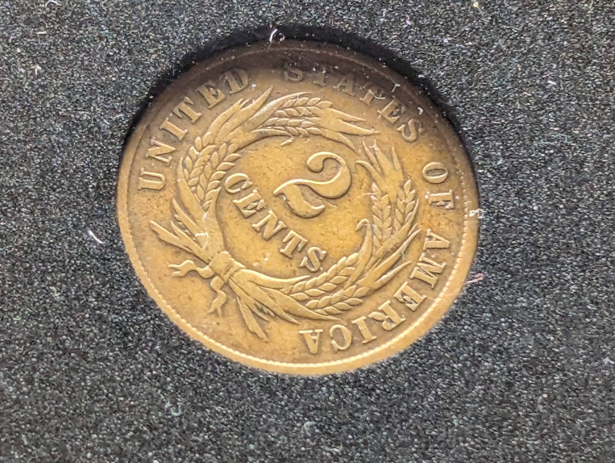 1865 Two Cent Piece