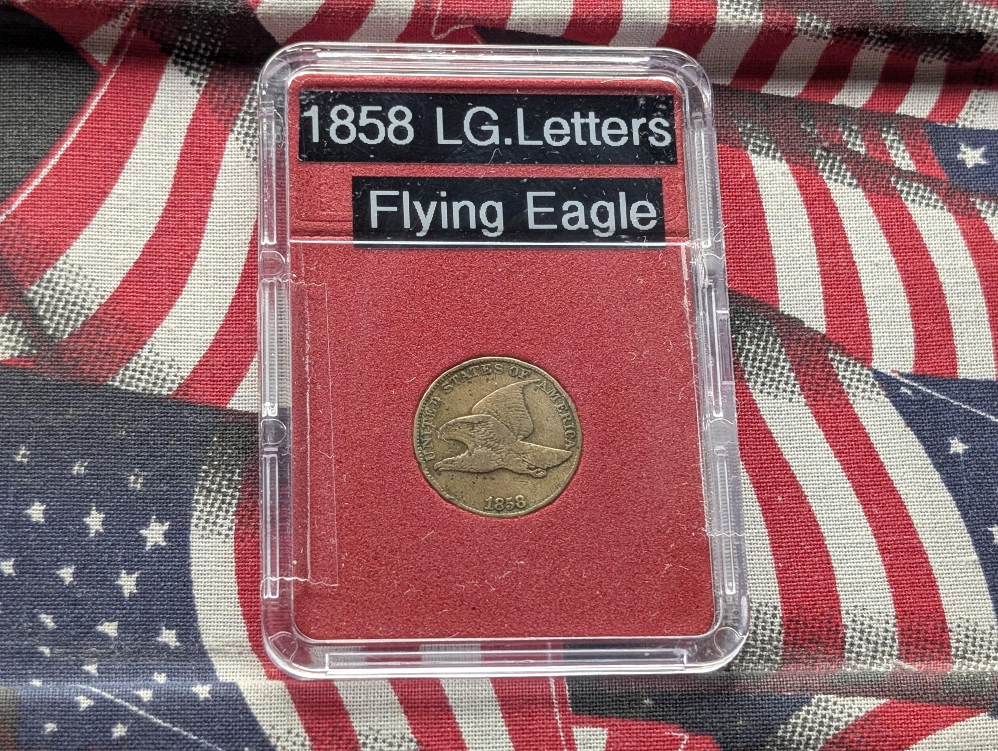 1858 Flying Eagle Cent - Large Letters