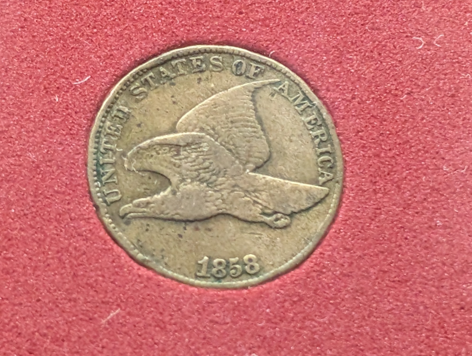 1858 Flying Eagle Cent - Large Letters