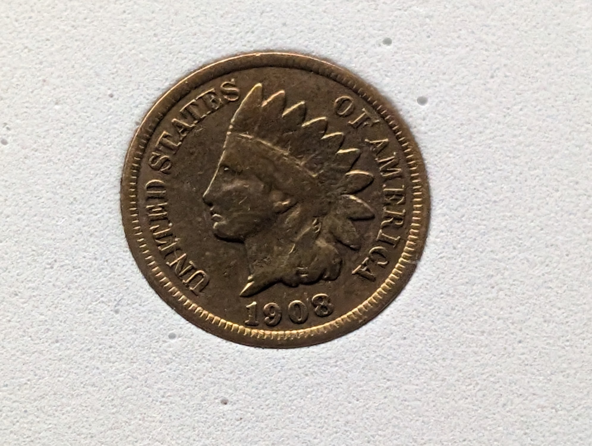 1908 Indian Head Cent