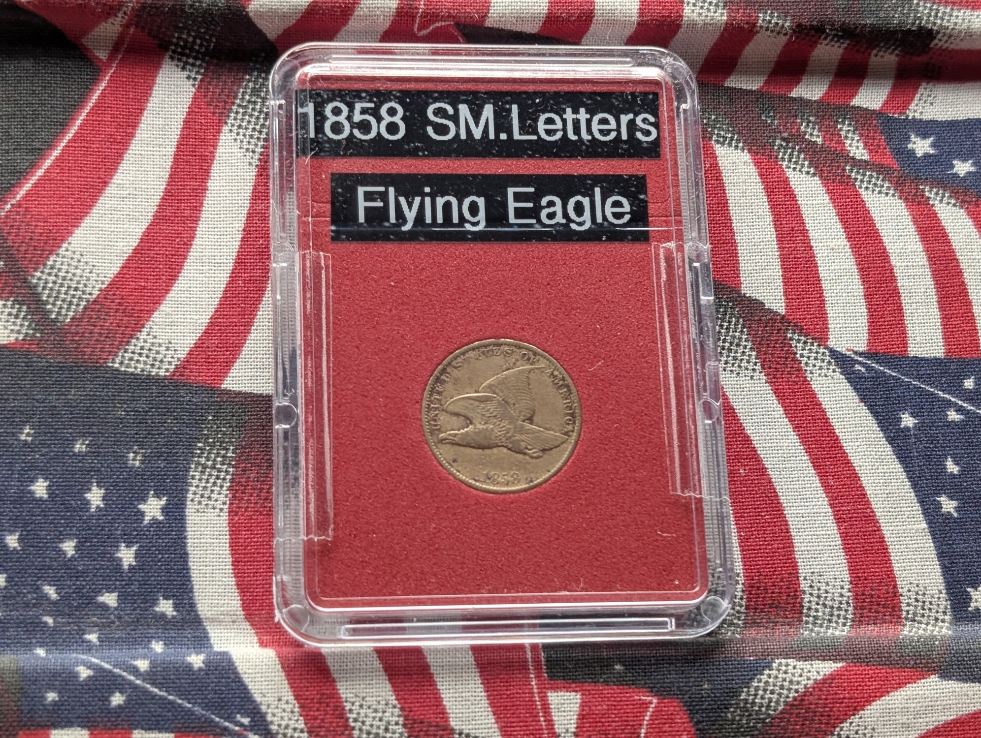 1858 Flying Eagle Cent - Small Letters