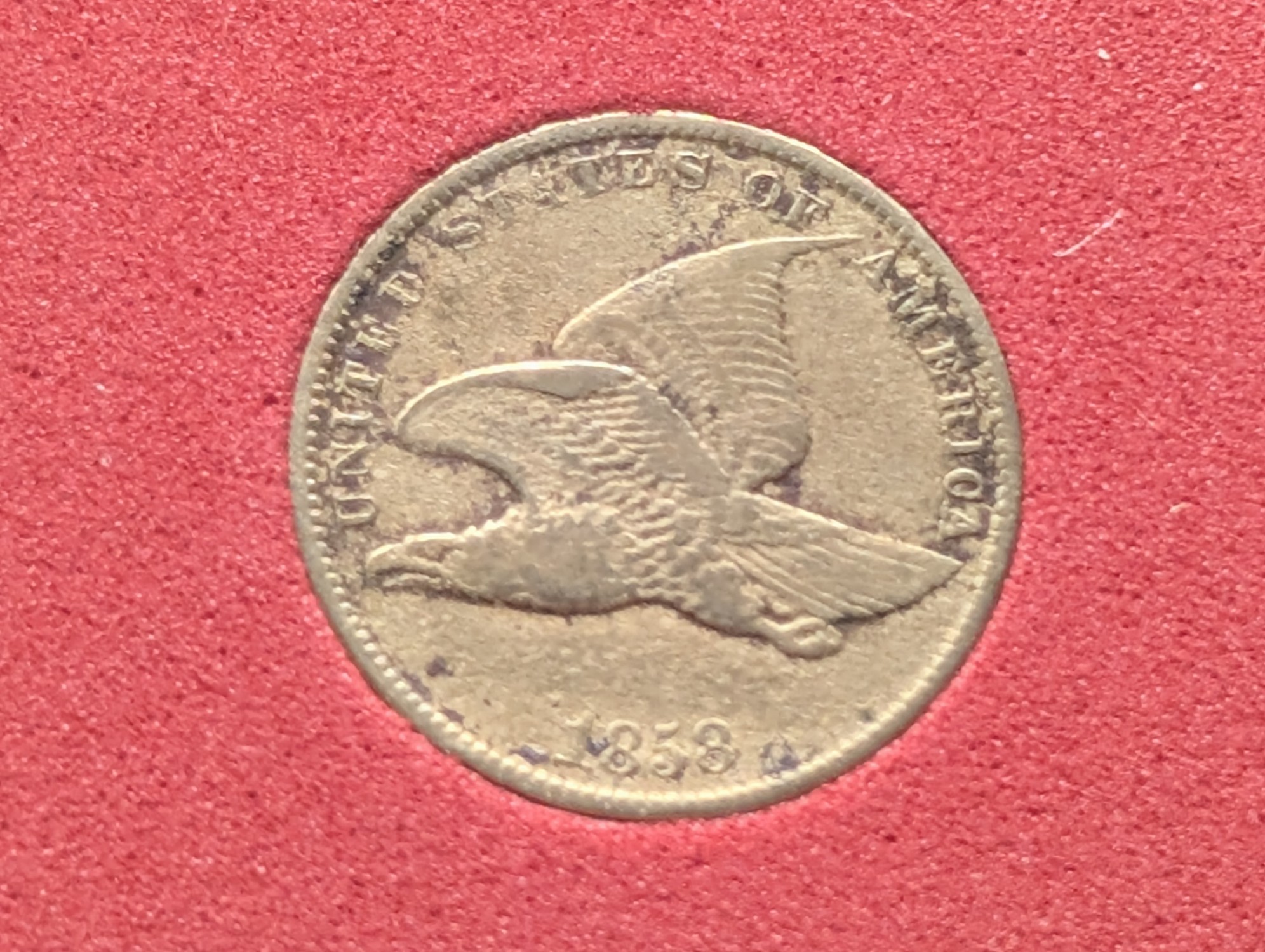 1858 Flying Eagle Cent - Small Letters