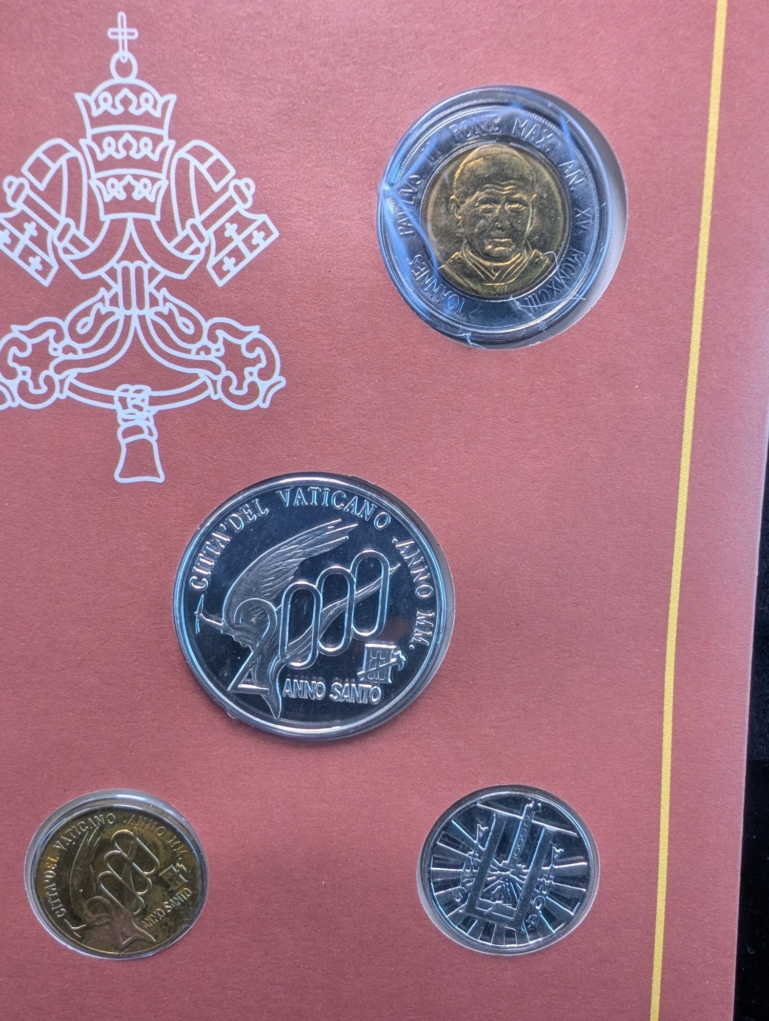 2000 Vatican Mint Coin Set