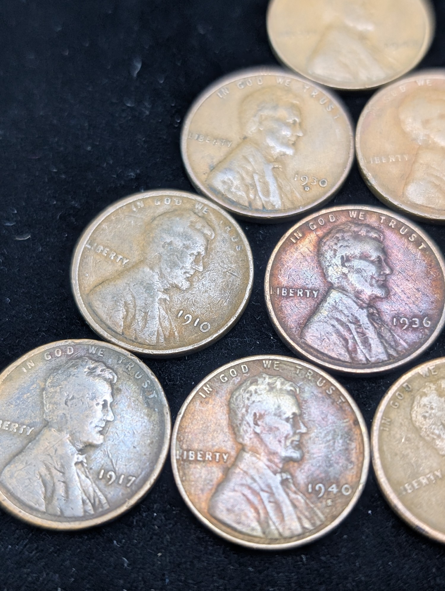 (10) Assorted Lincoln Wheat Cents