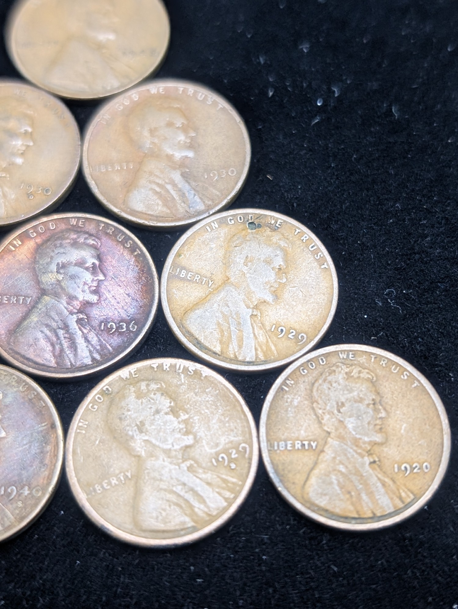 (10) Assorted Lincoln Wheat Cents