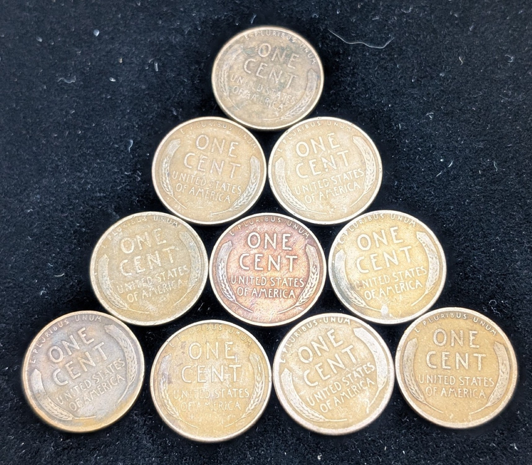 (10) Assorted Lincoln Wheat Cents