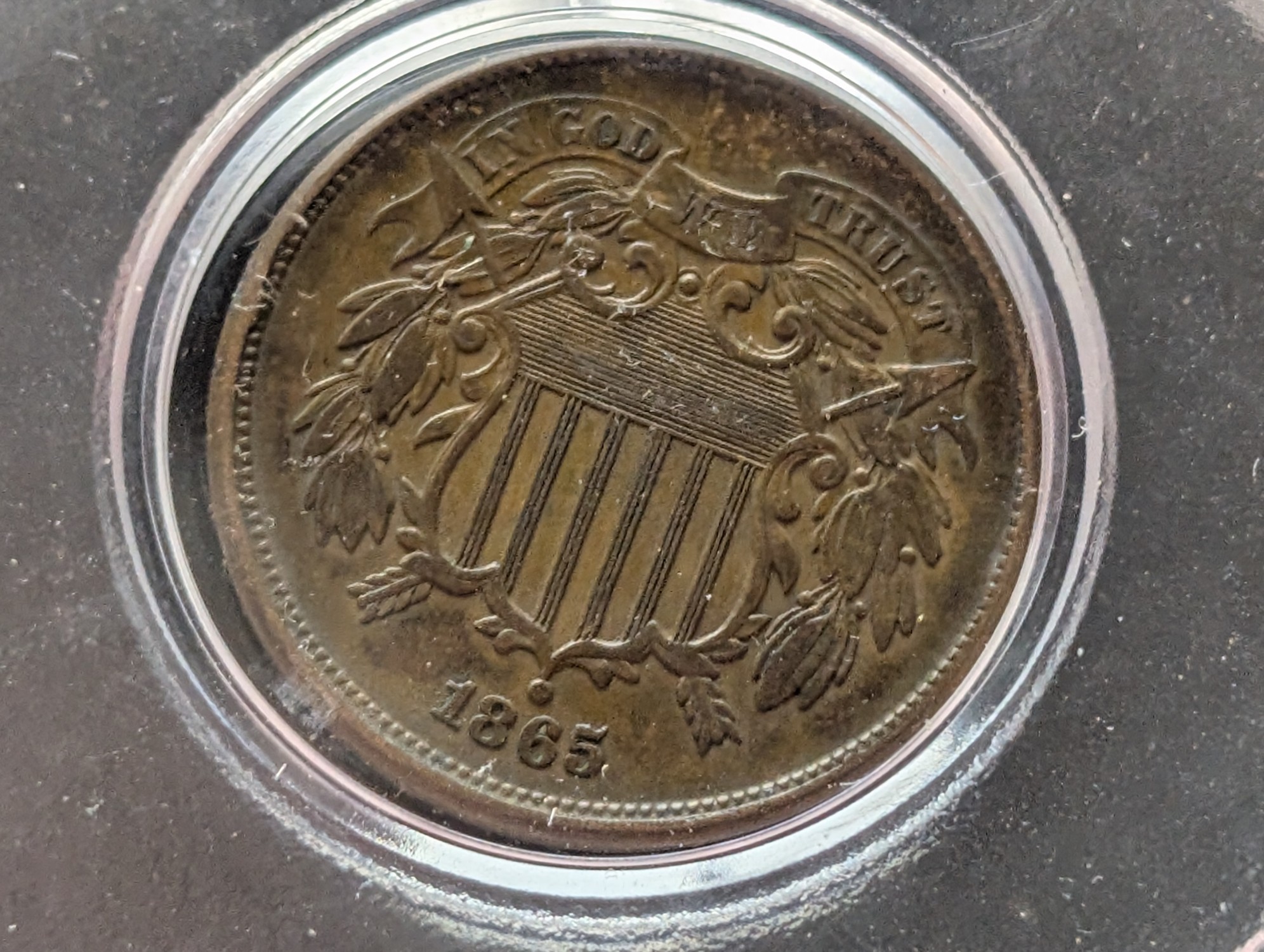 1865 Two Cent Piece