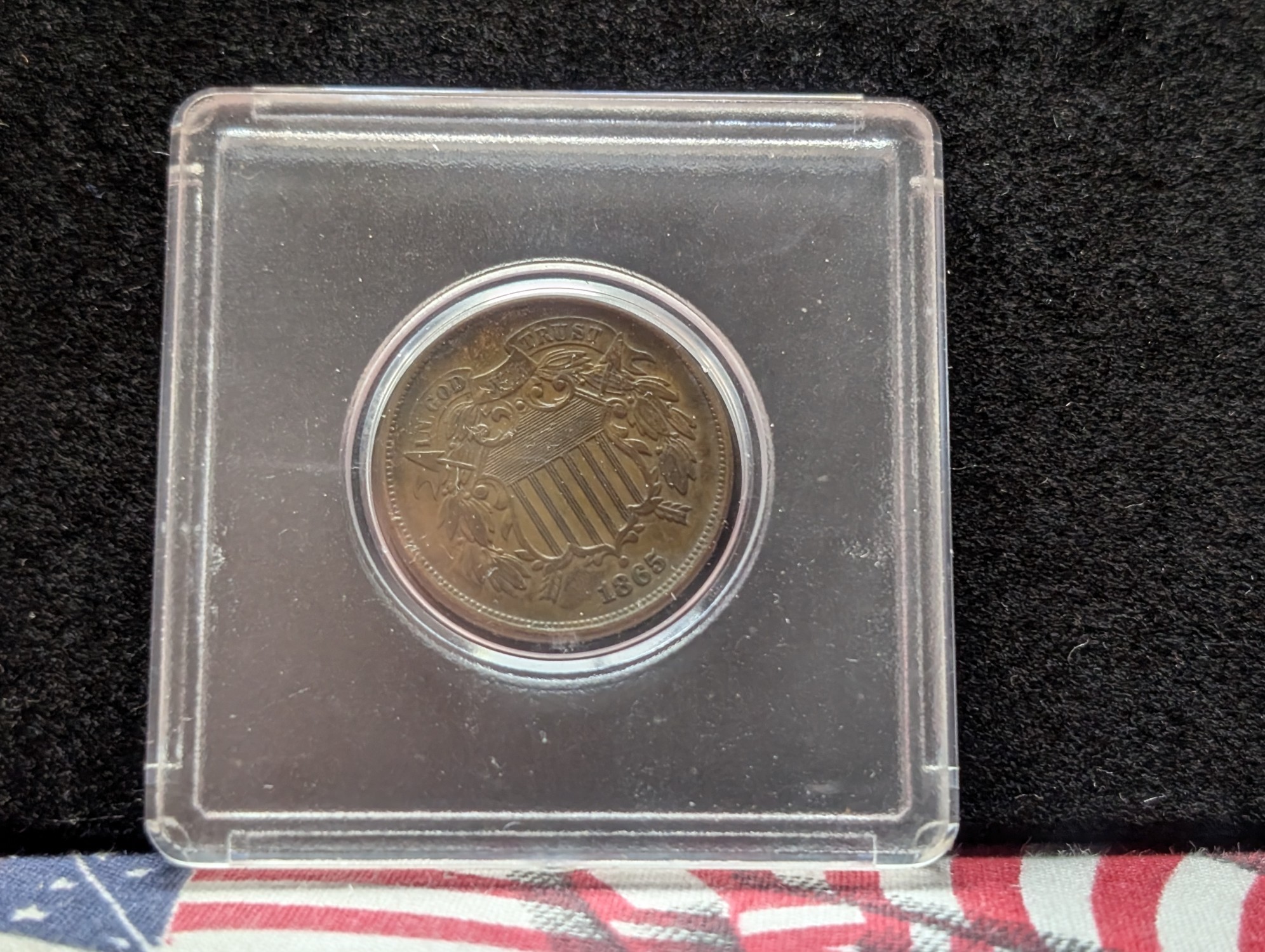 1865 Two Cent Piece