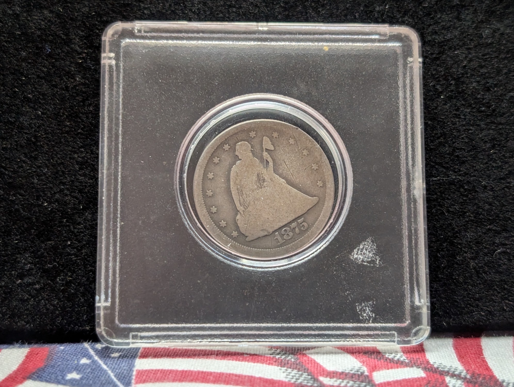1875-S Twenty Cent 90% Silver Piece