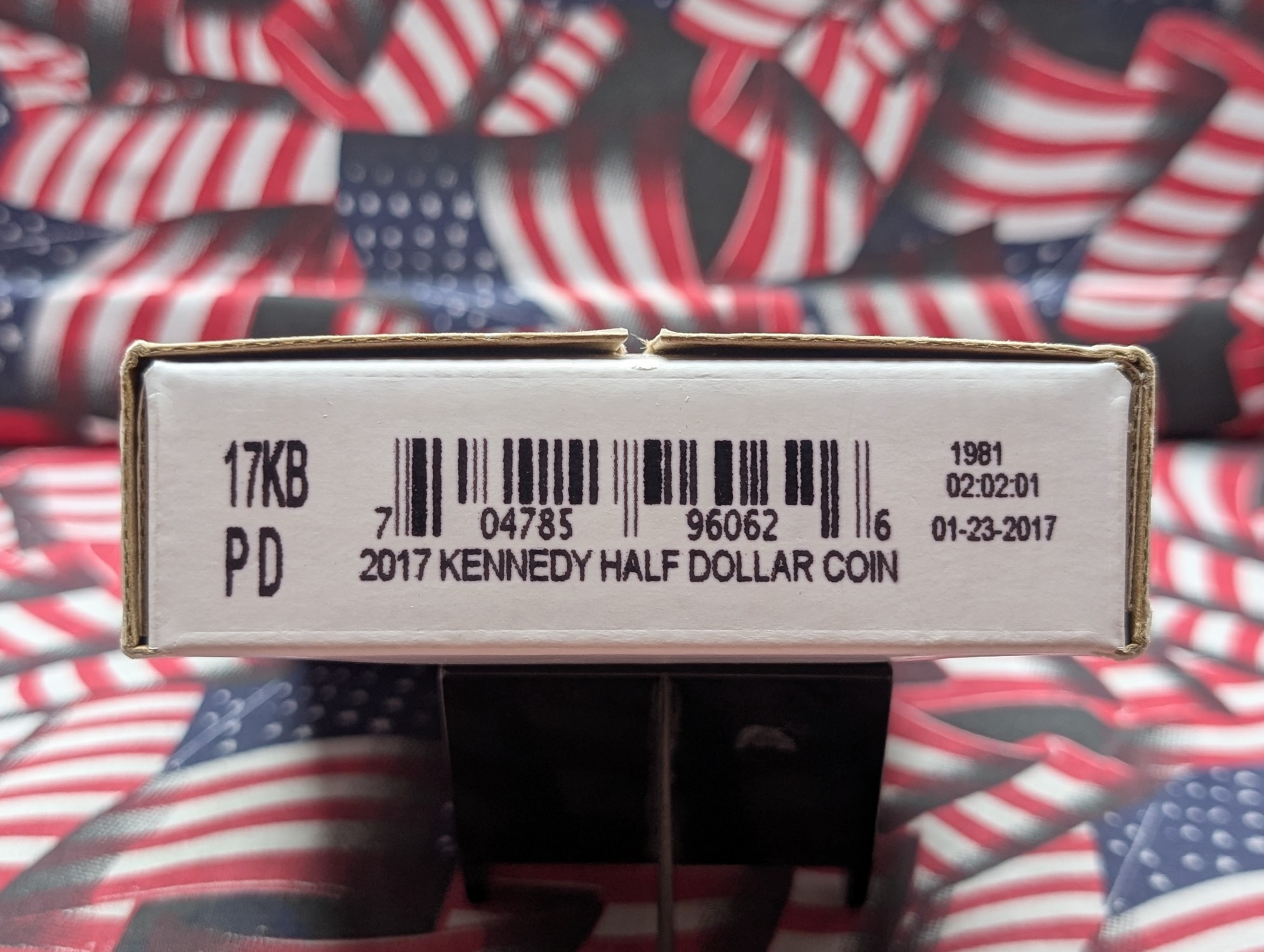 Unopened 2017-P&D Kennedy Half Dollar Rolls