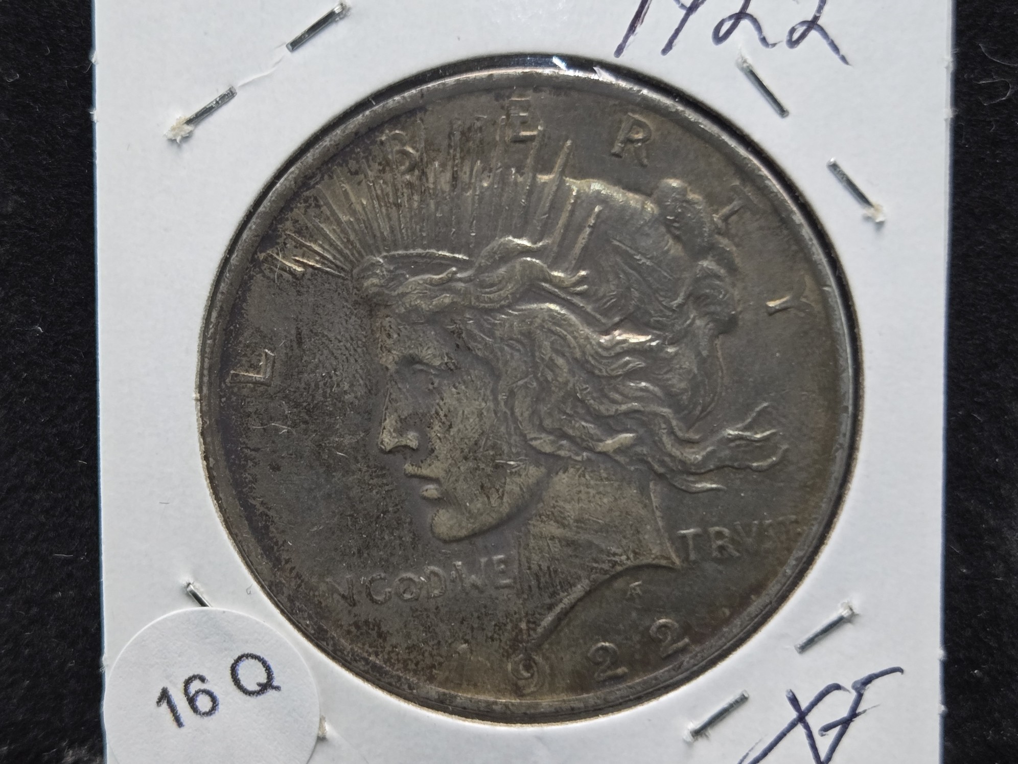 1922 Peace 90% Silver Dollar