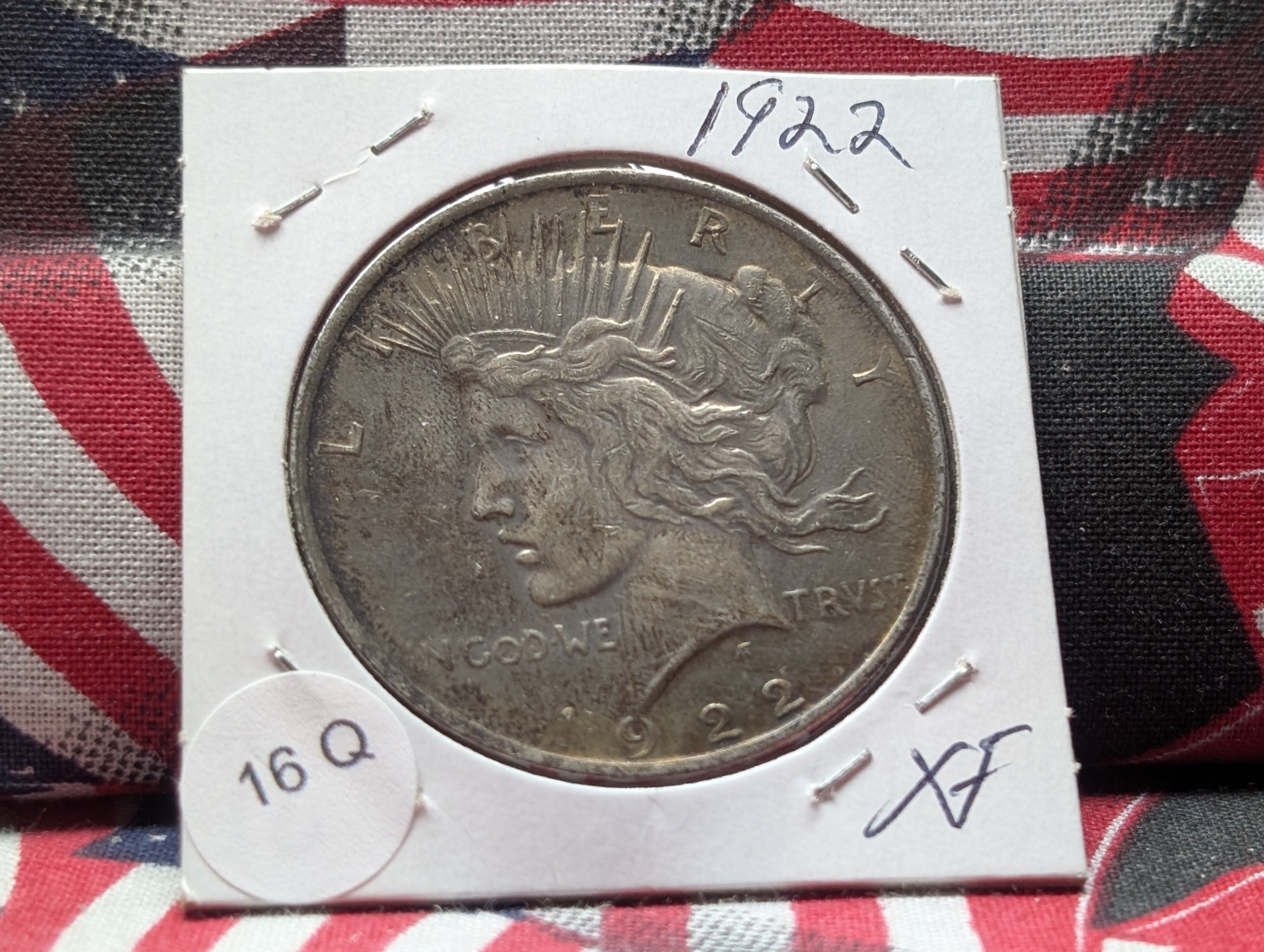 1922 Peace 90% Silver Dollar
