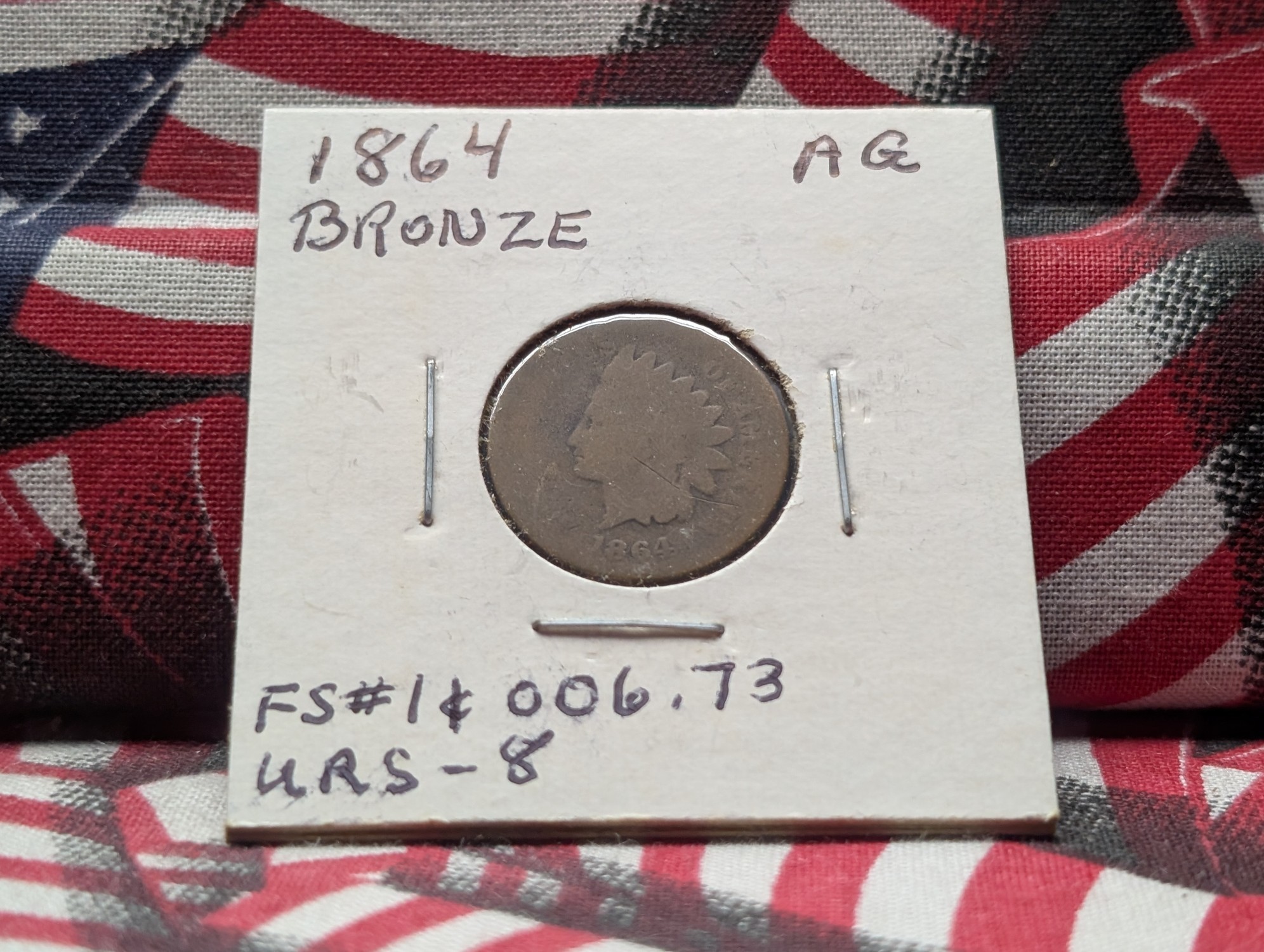 1864 Bronze Indian Head Cent