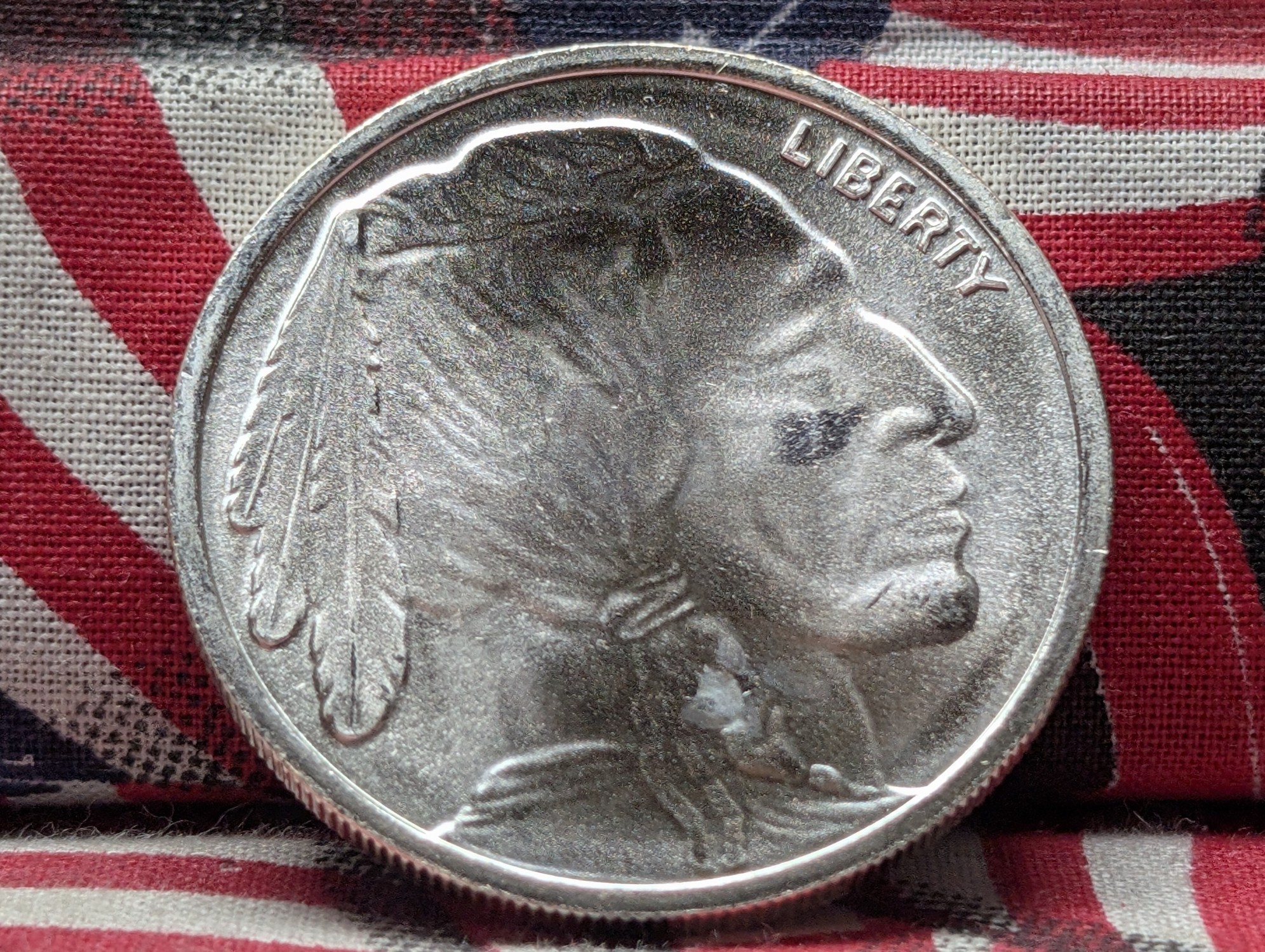 One Troy Oz. .9999 Fine Silver Buffalo Style Round
