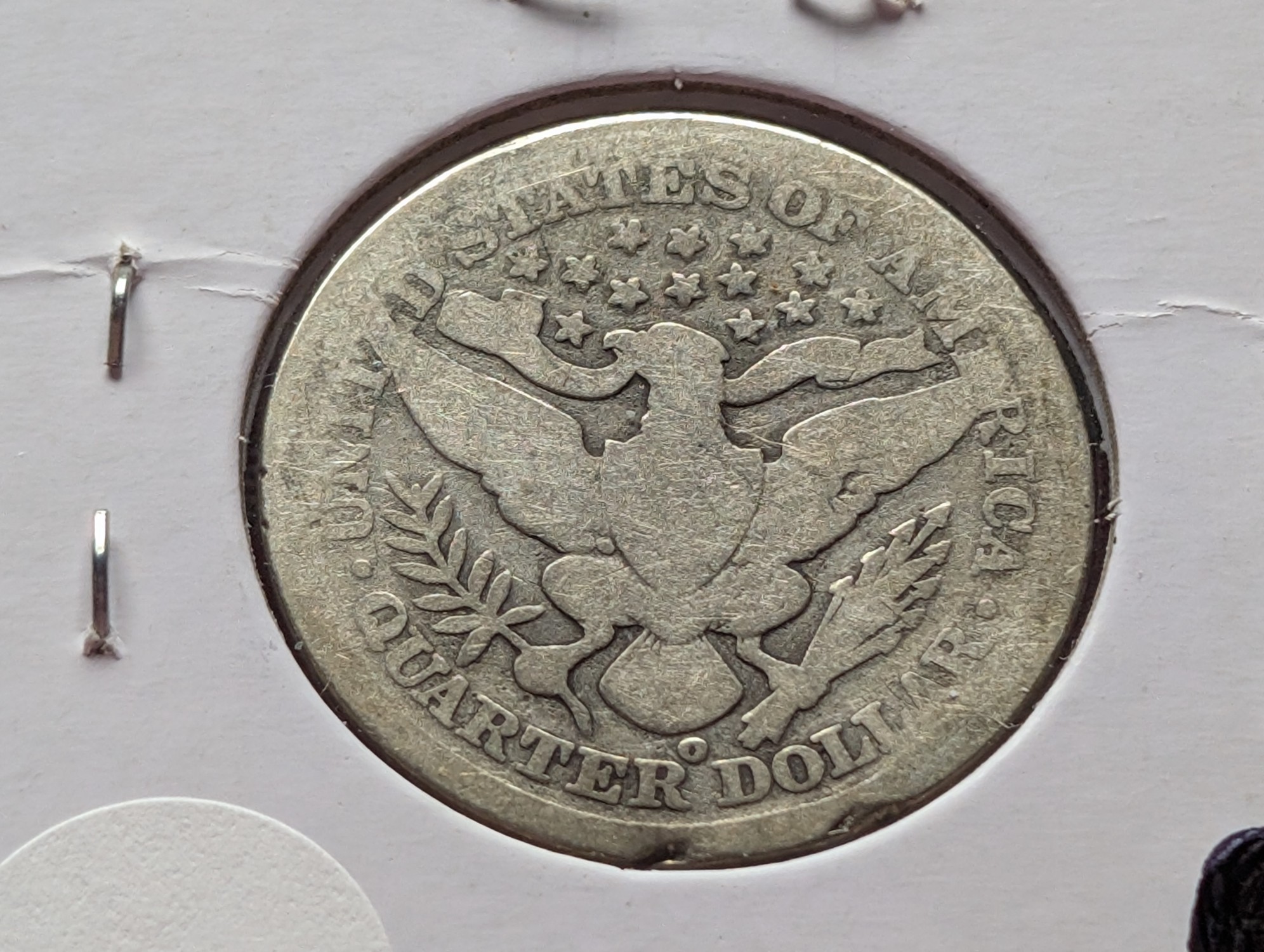 1898-O Barber 90% Silver Quarter