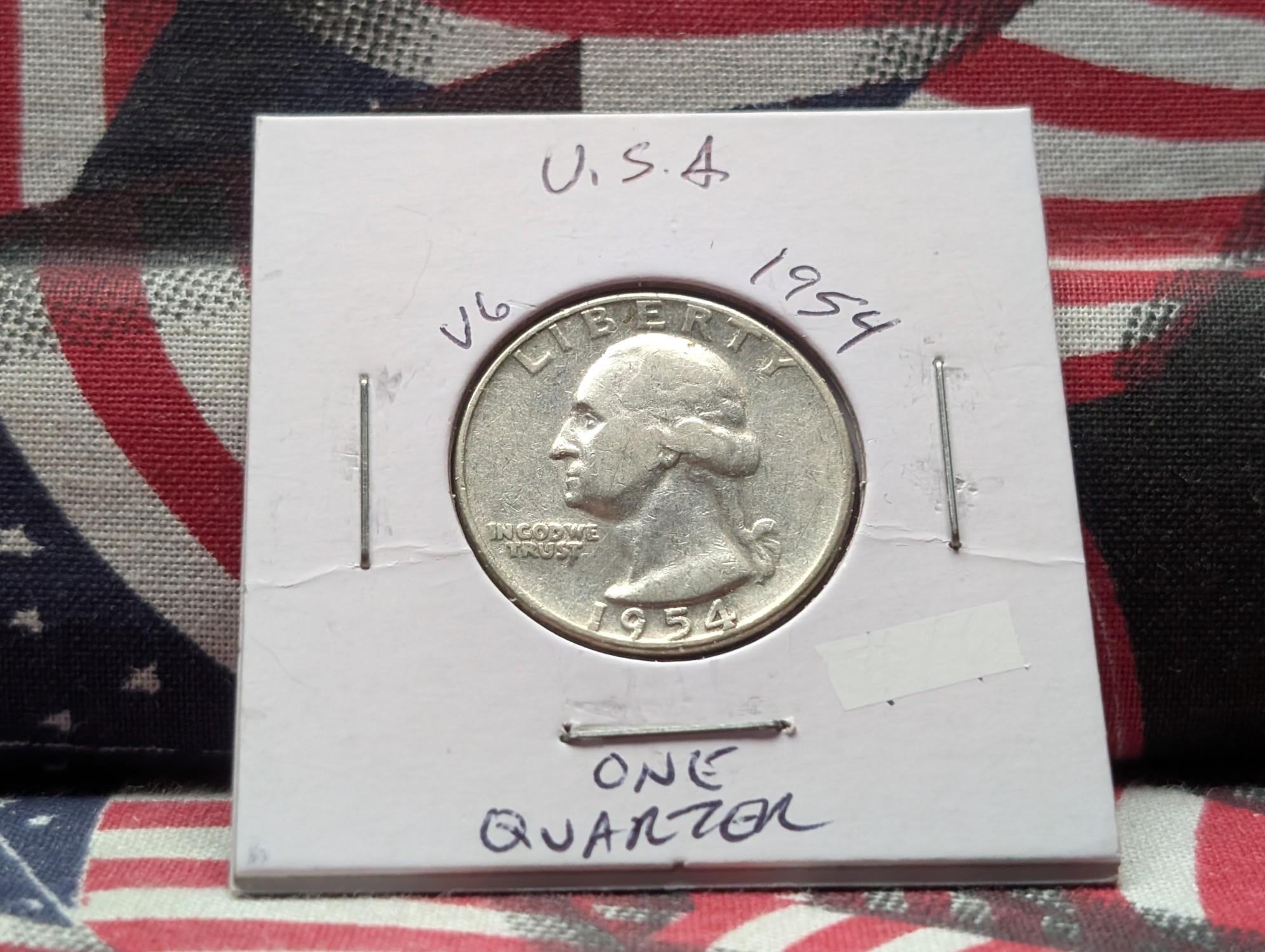 1954 Washington 90% Silver Quarter