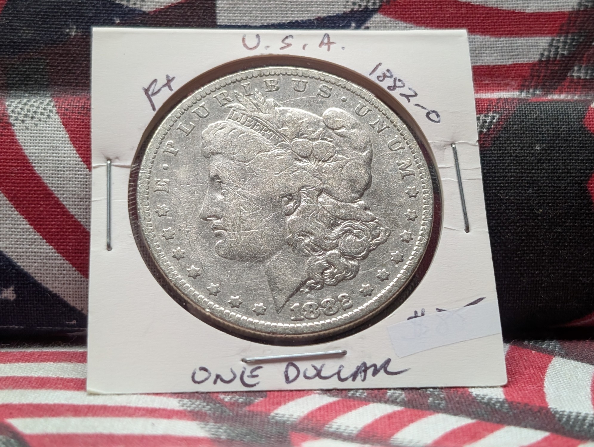 1882-O Morgan 90% Silver Dollar