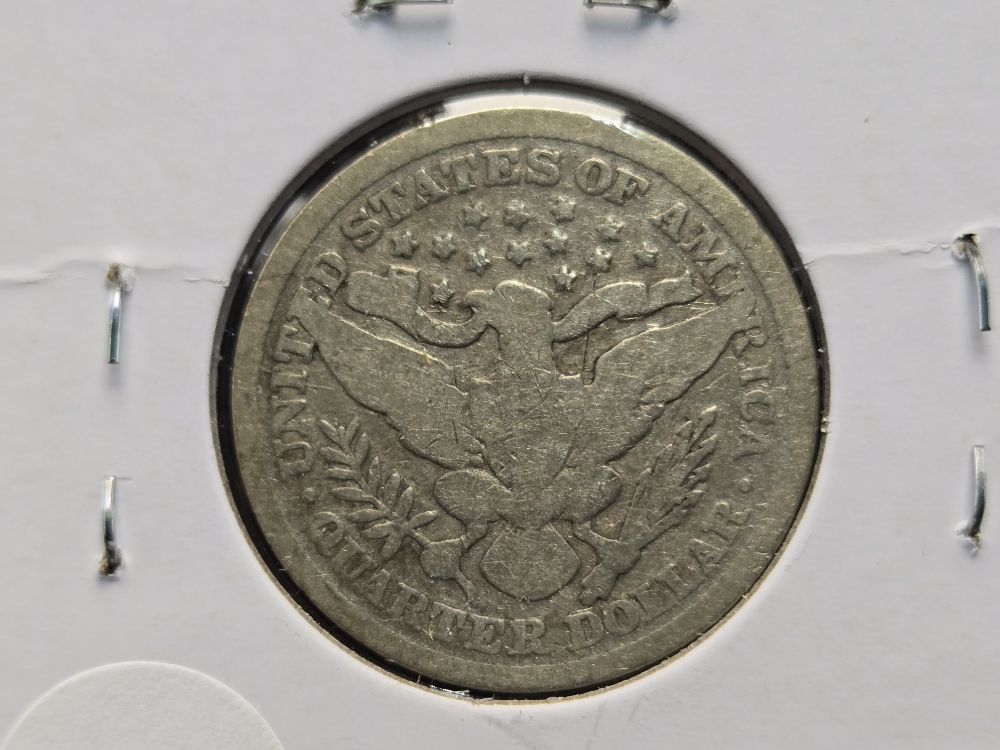 1895 Barber 90% Silver Quarter