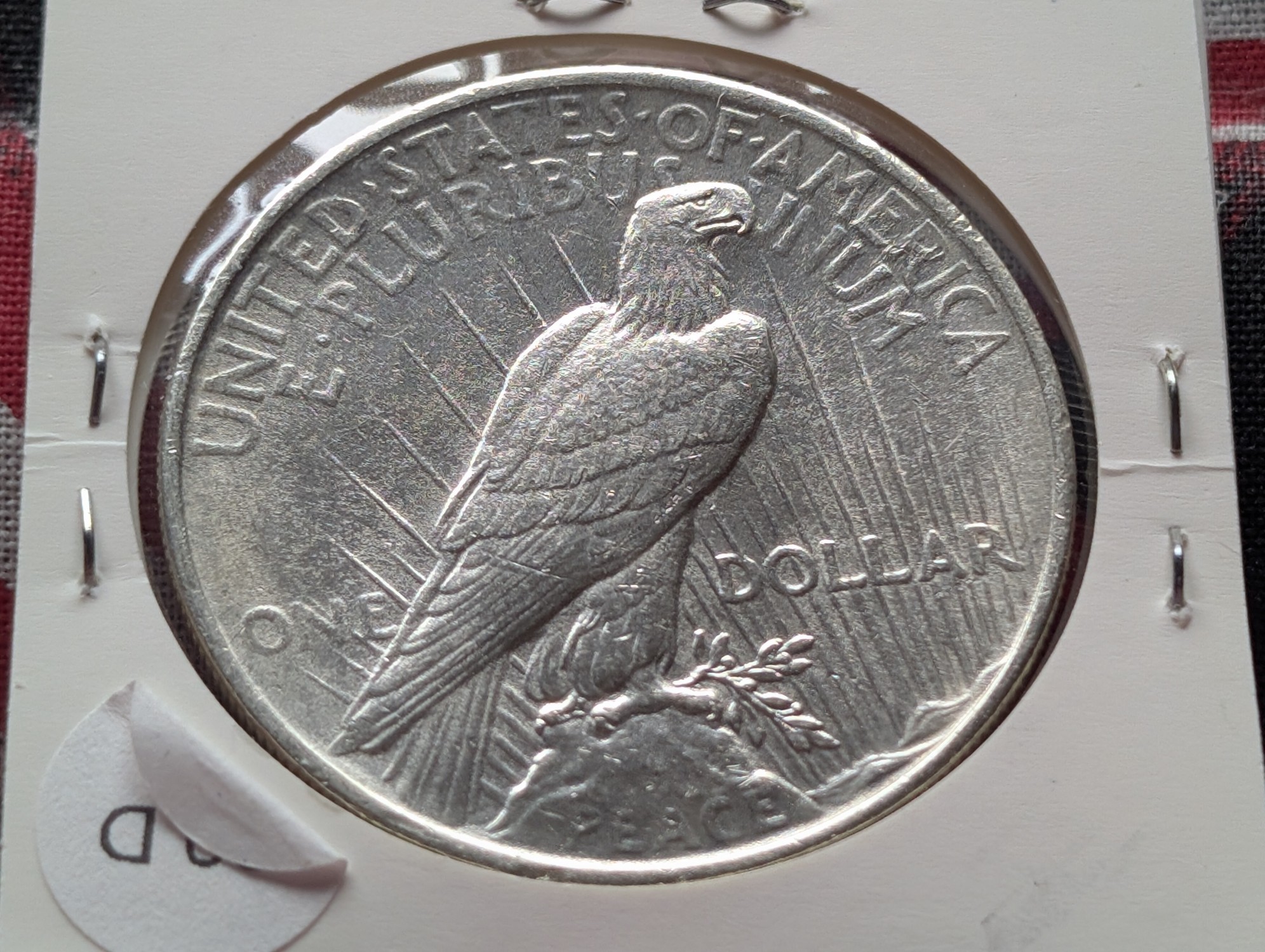 1924 Peace 90% Silver Dollar