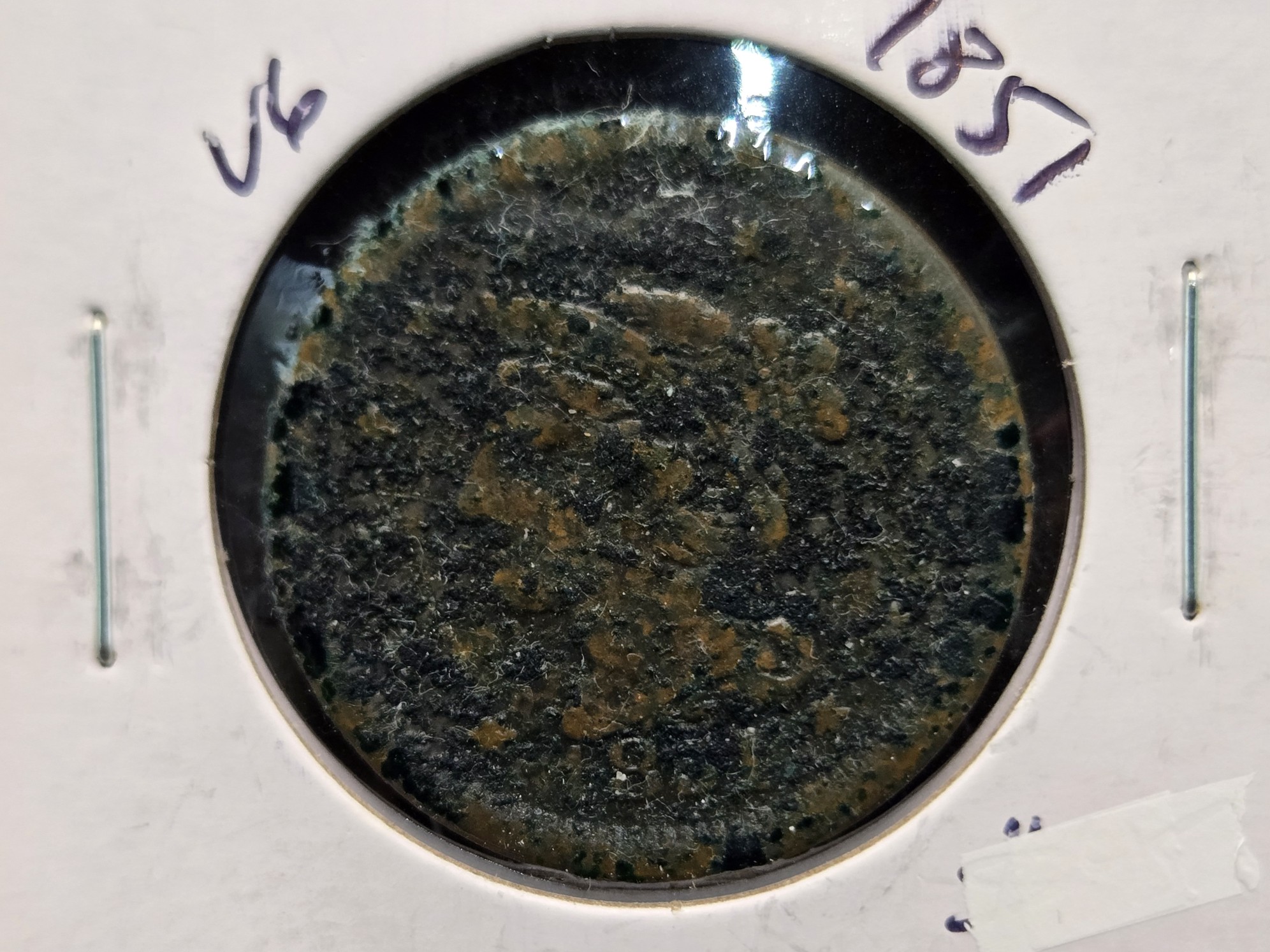 1851 Braided Hair Large Cent - 175 Years Old!