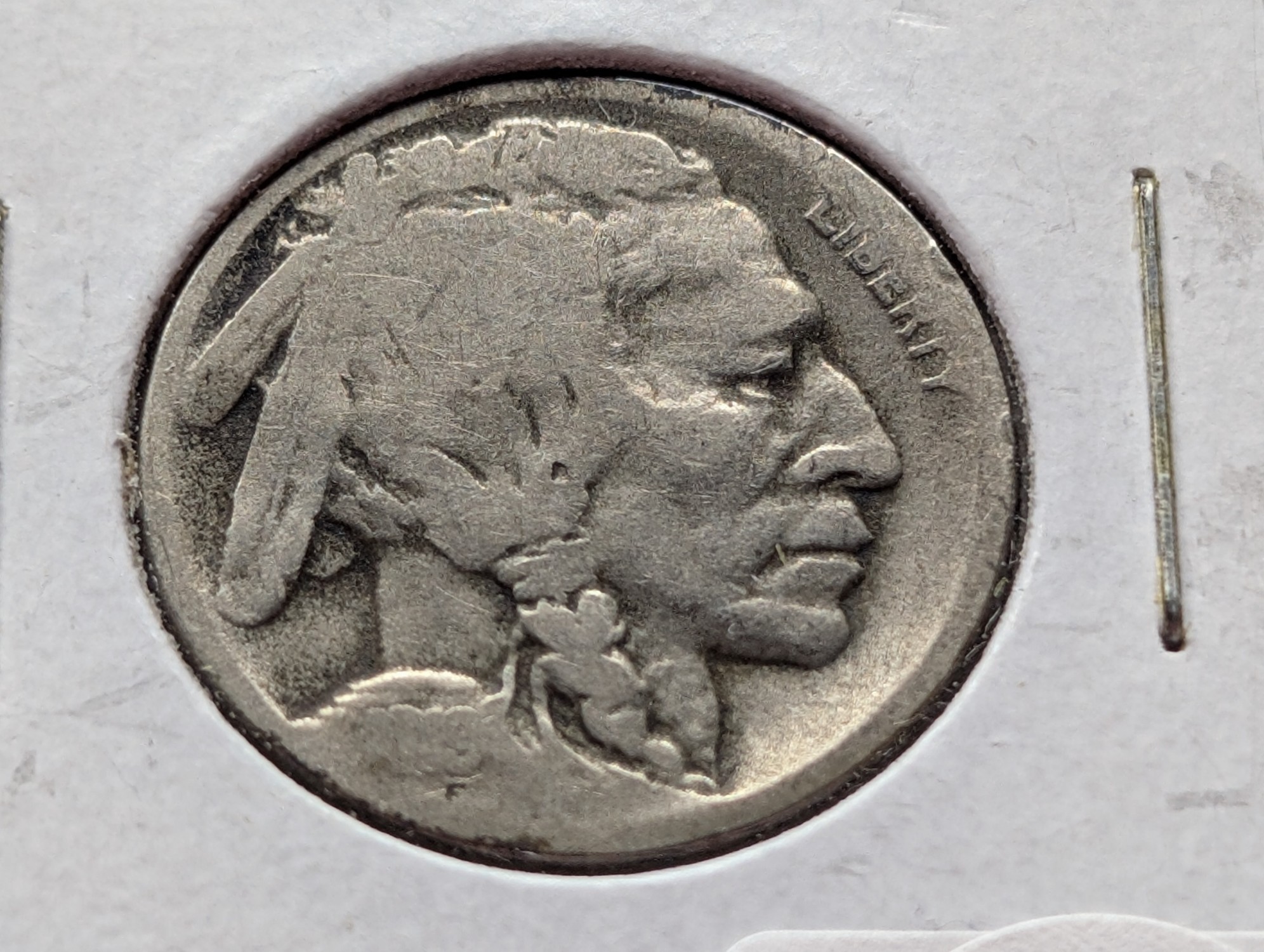 1919-D Indian Head Buffalo Nickel, Semi Key