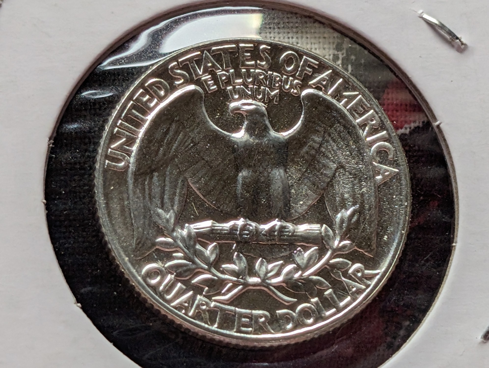 1961 PROOF Washington 90% Silver Quarter