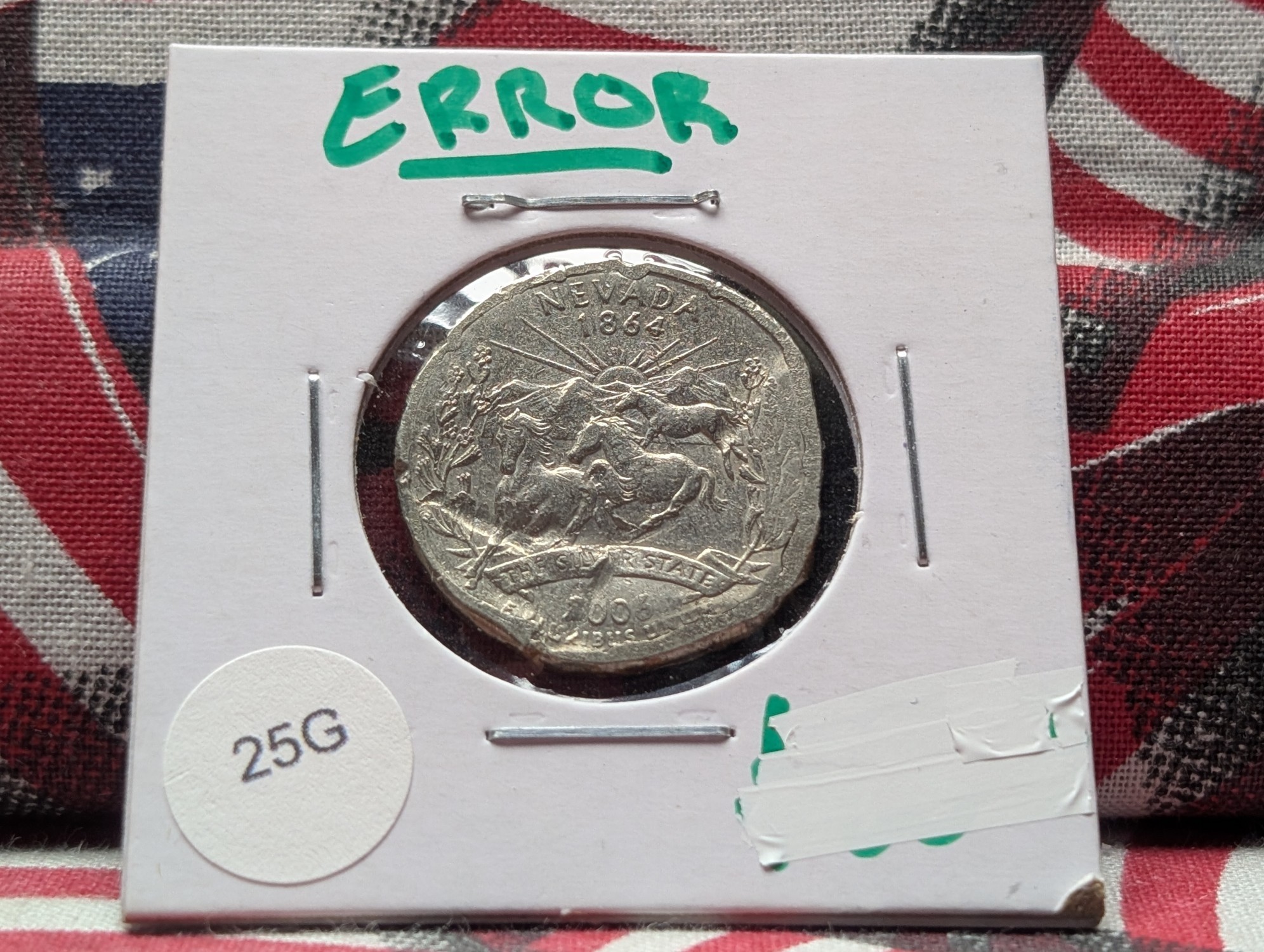 2006 ERROR Nevada State Quarter