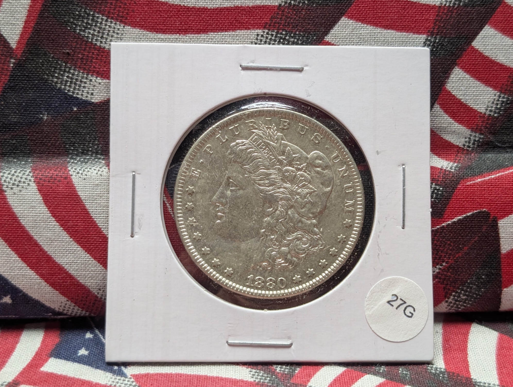 1880 Morgan 90% Silver Dollar