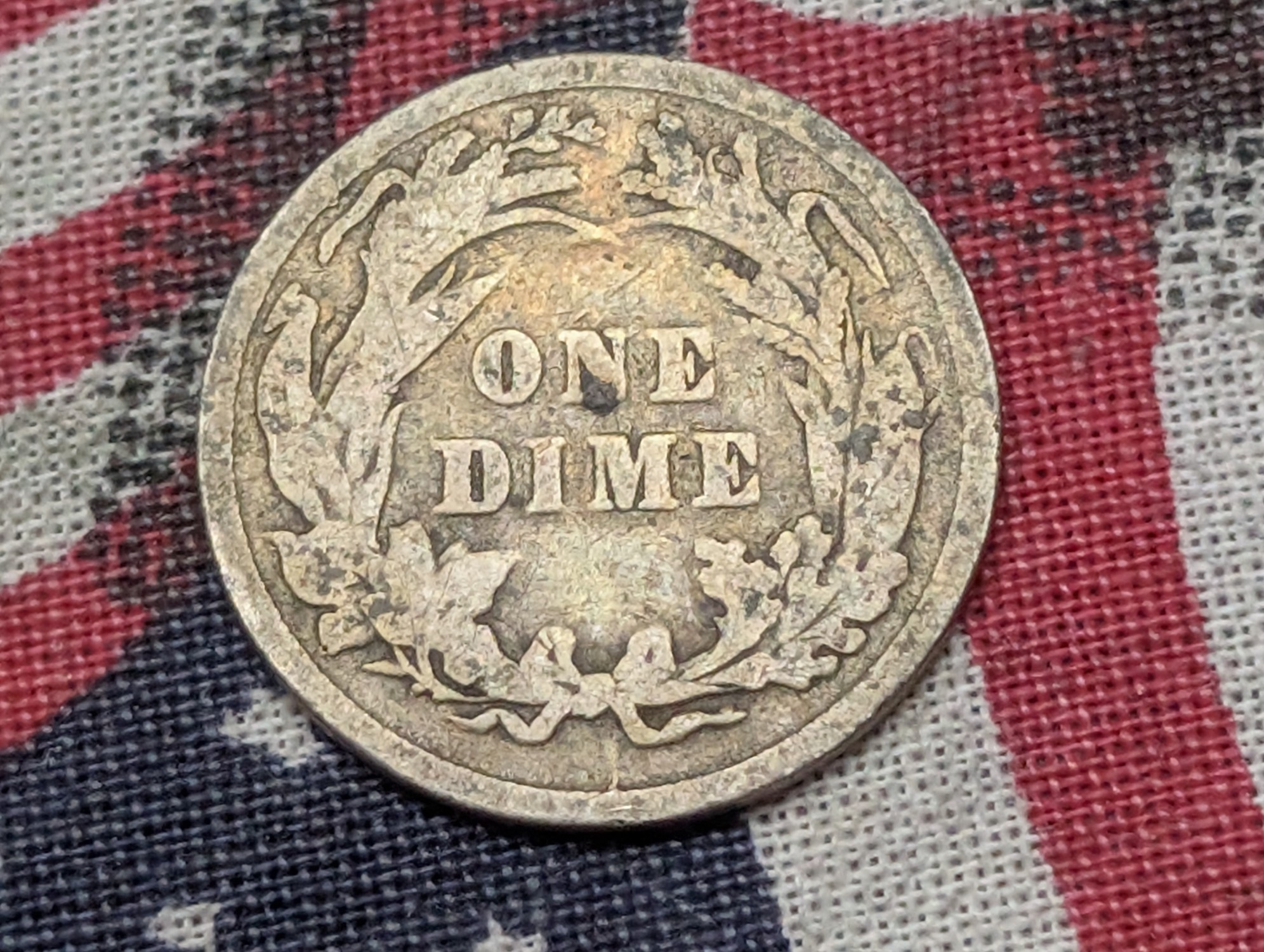 1899 Barber 90% Silver Dime