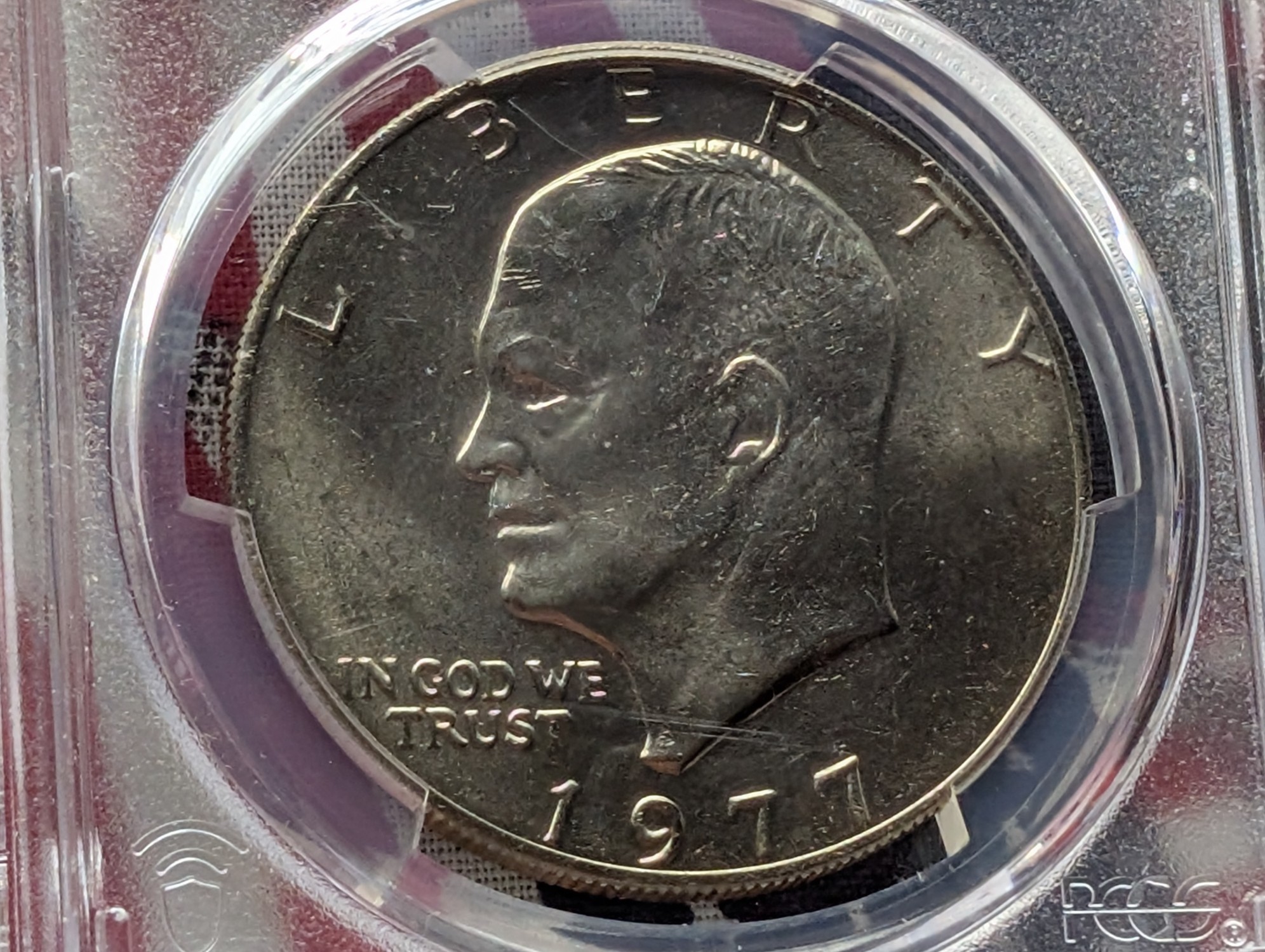 1977 Eisenhower Dollar PCGS MS65