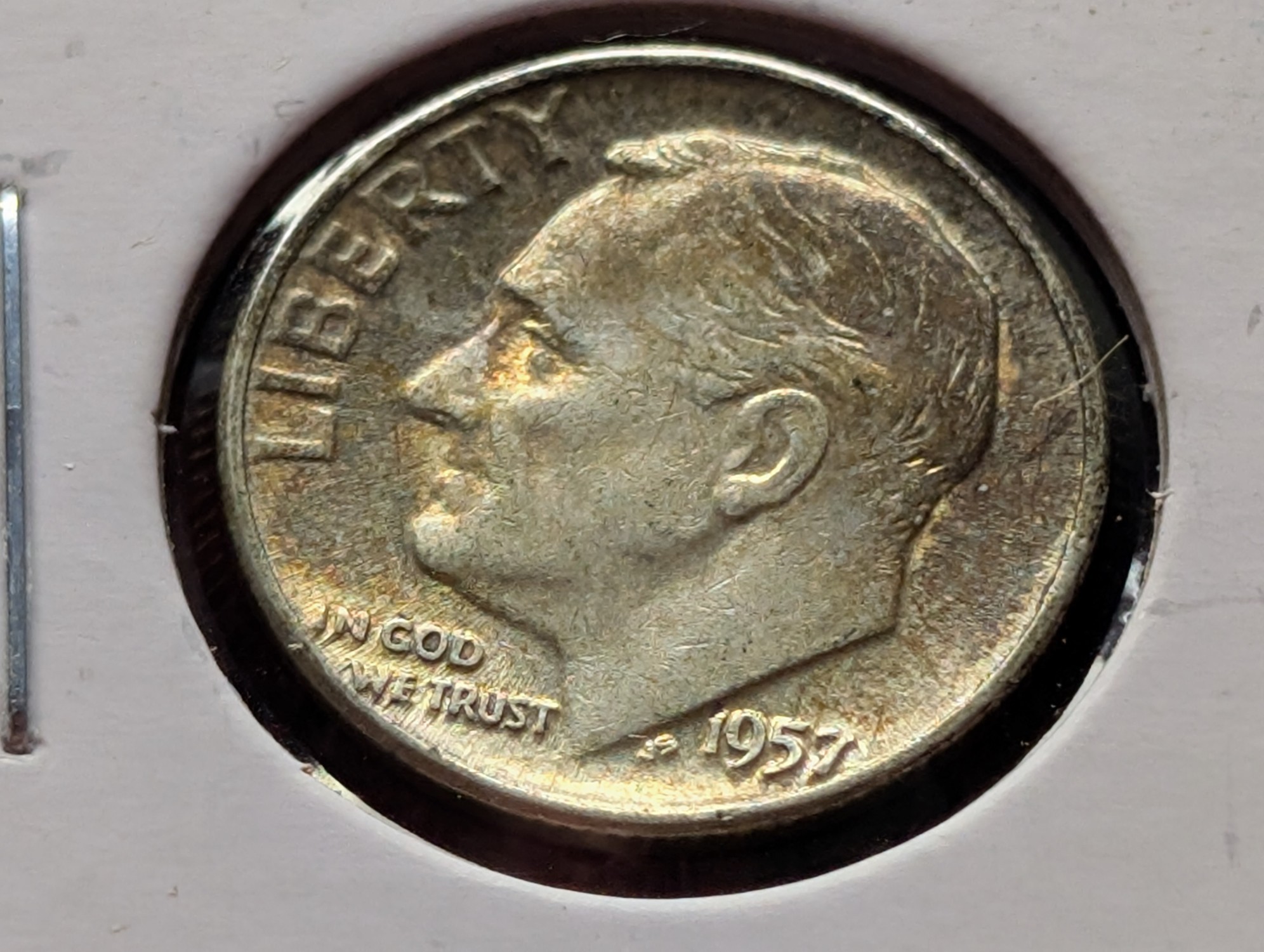 1957 Roosevelt 90% Silver Dime