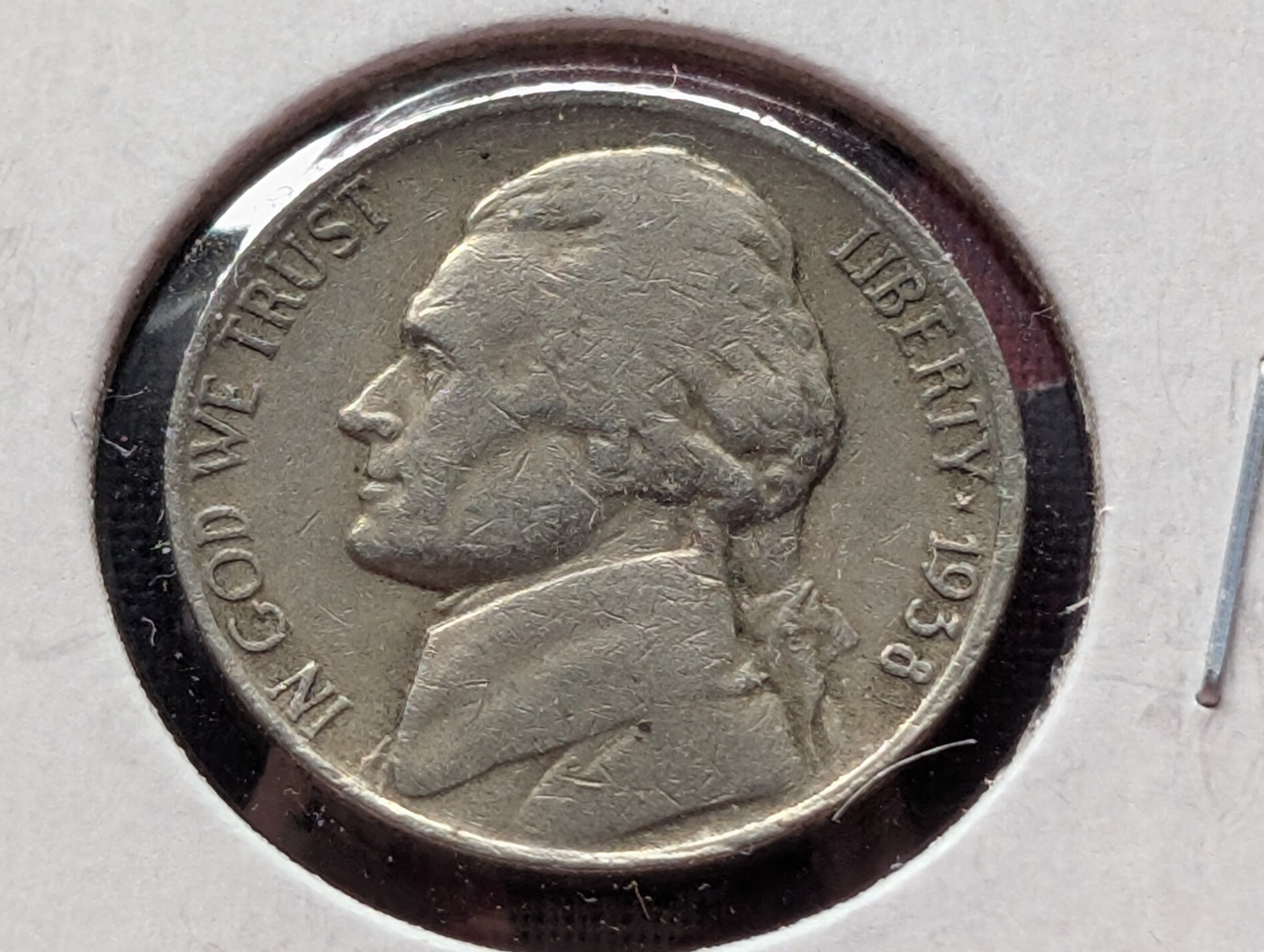 1938-D Jefferson Nickel