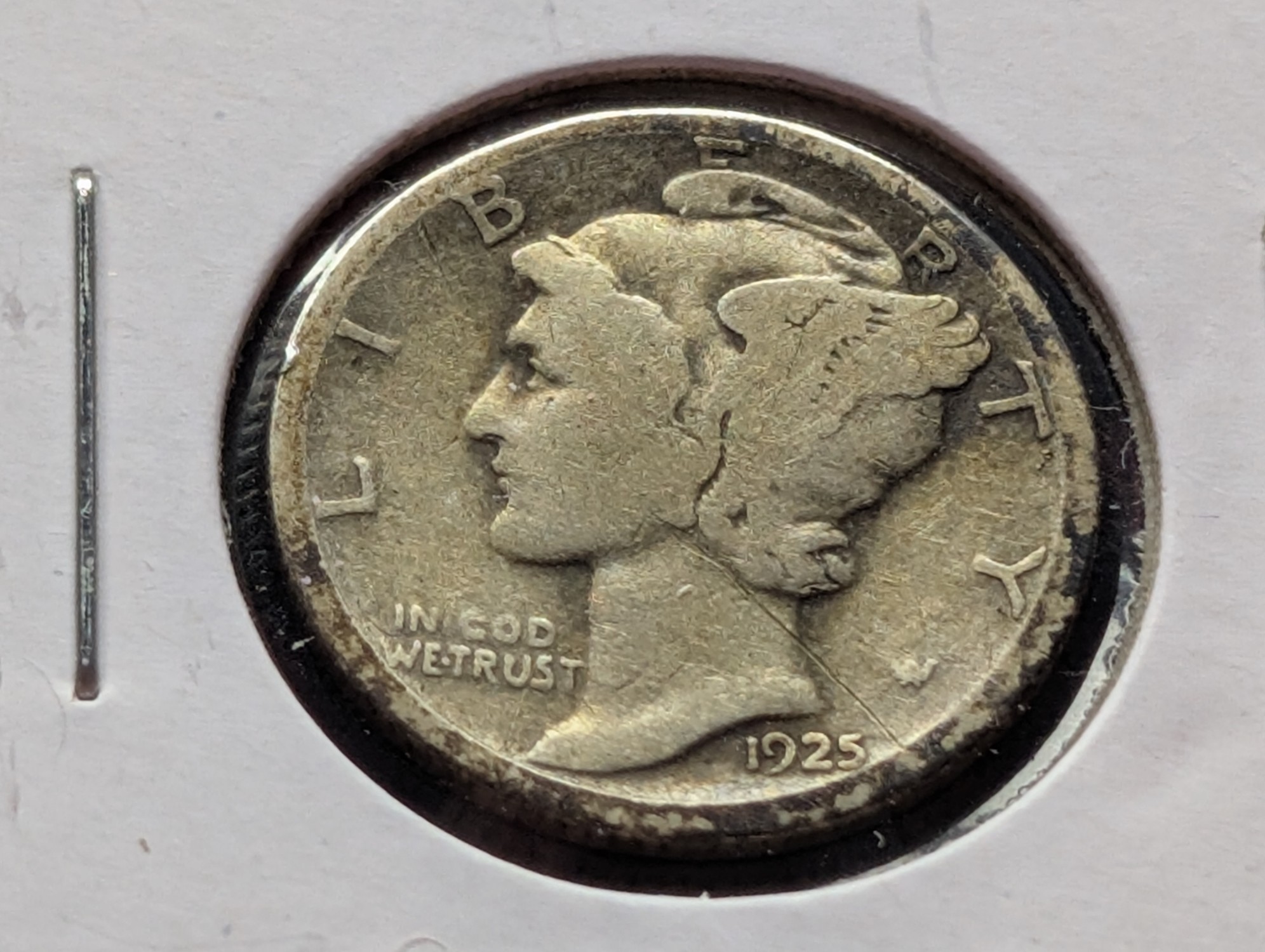 1925-D Mercury 90% Silver Dime