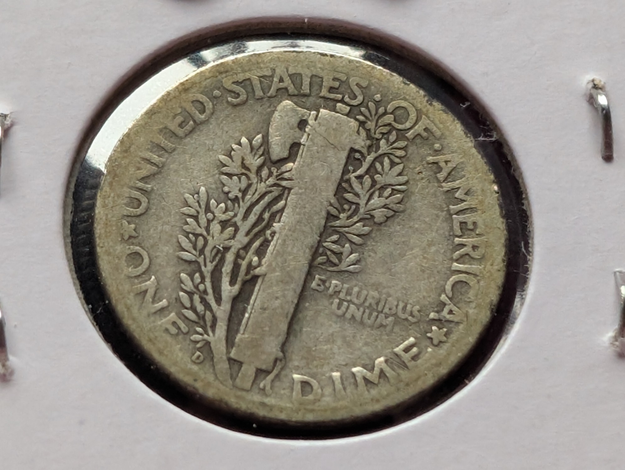 1925-D Mercury 90% Silver Dime