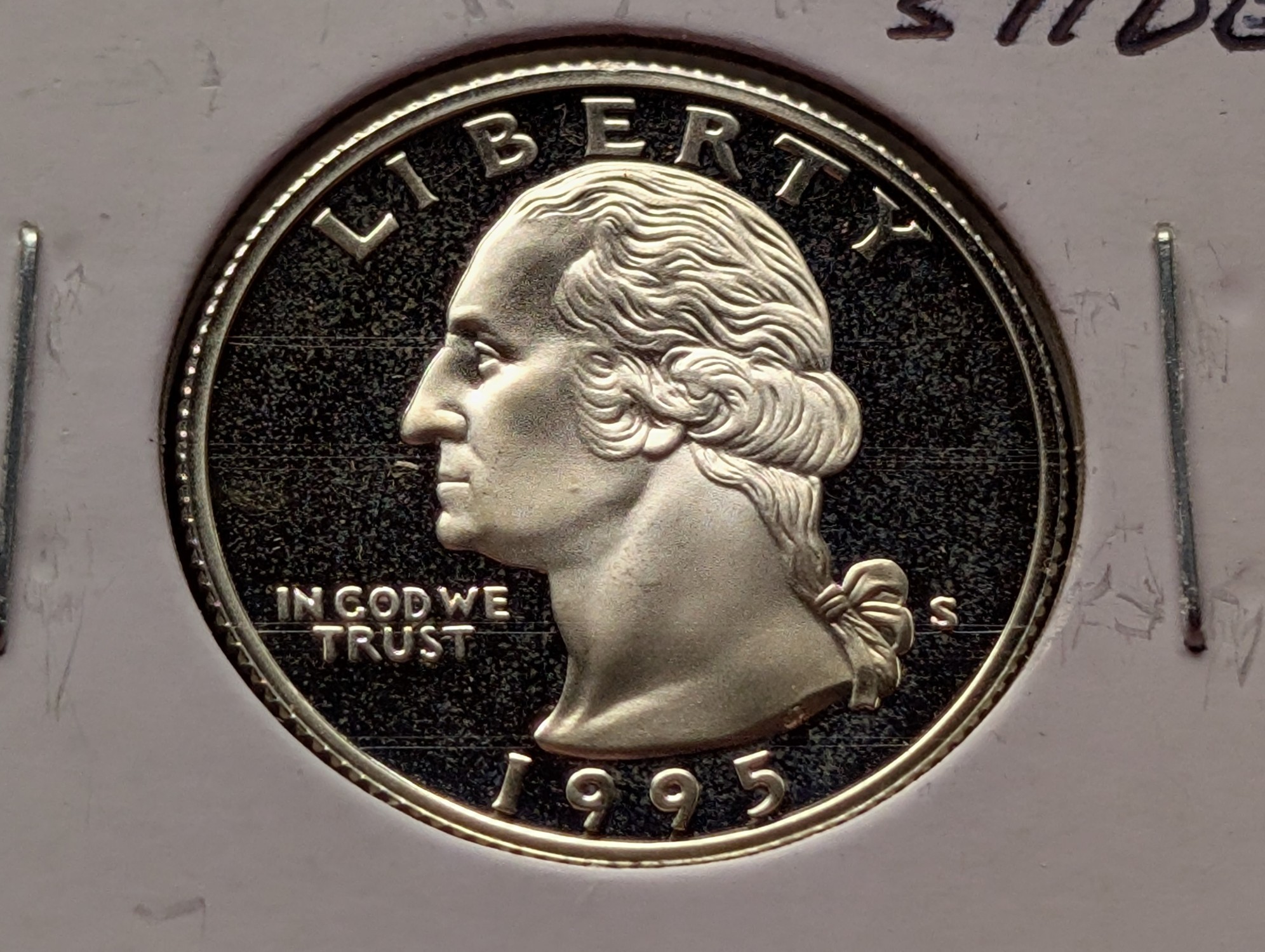 1995-S Proof Washington 90% Silver Quarter