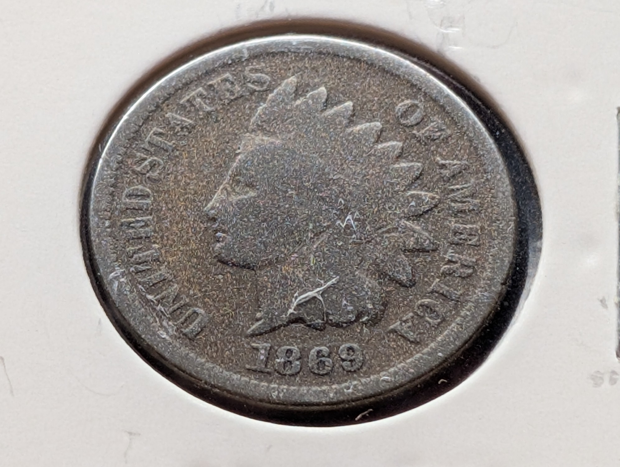 1869 Indian Head Cent