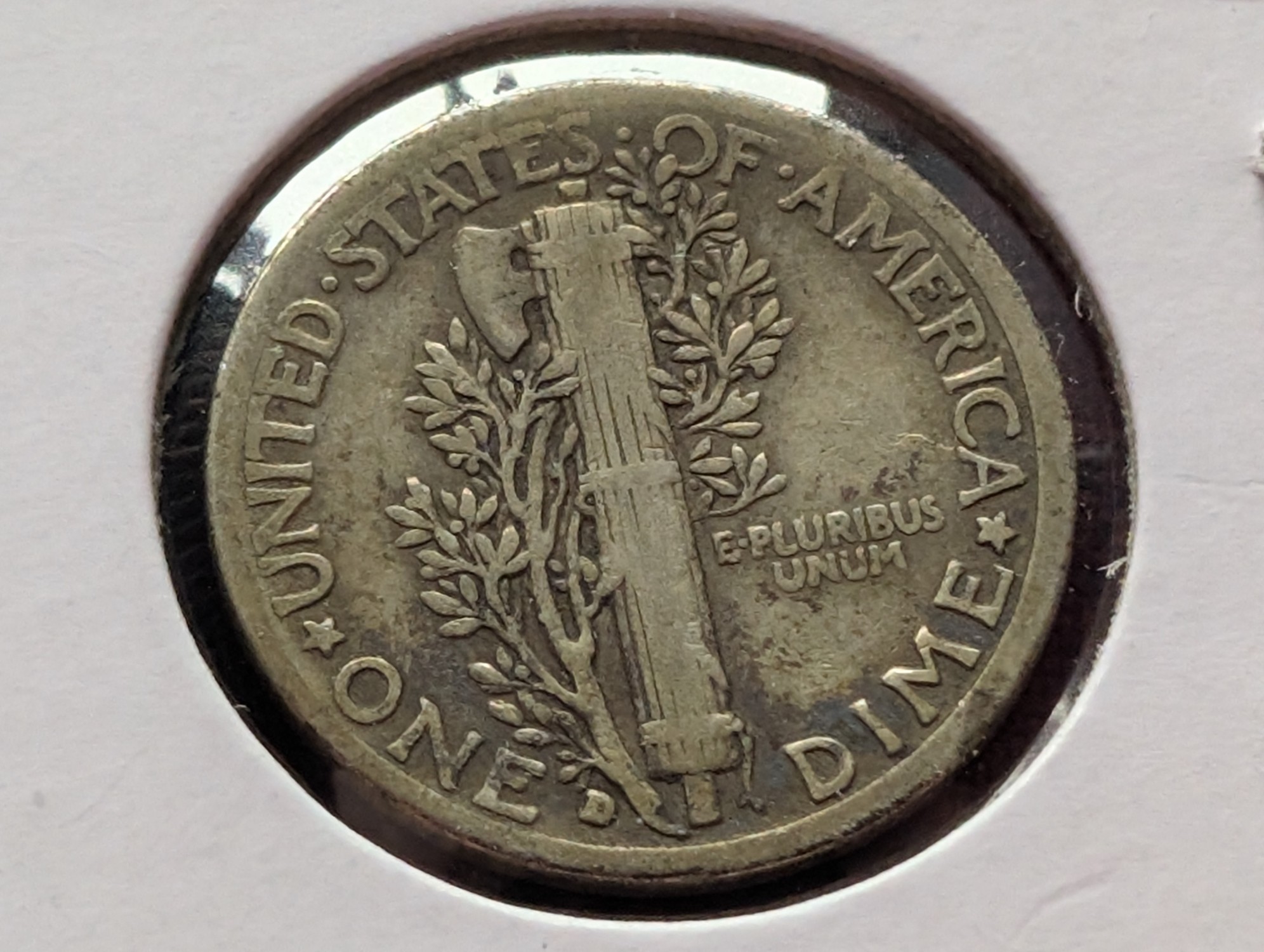 1935-D Mercury 90% Silver Dime