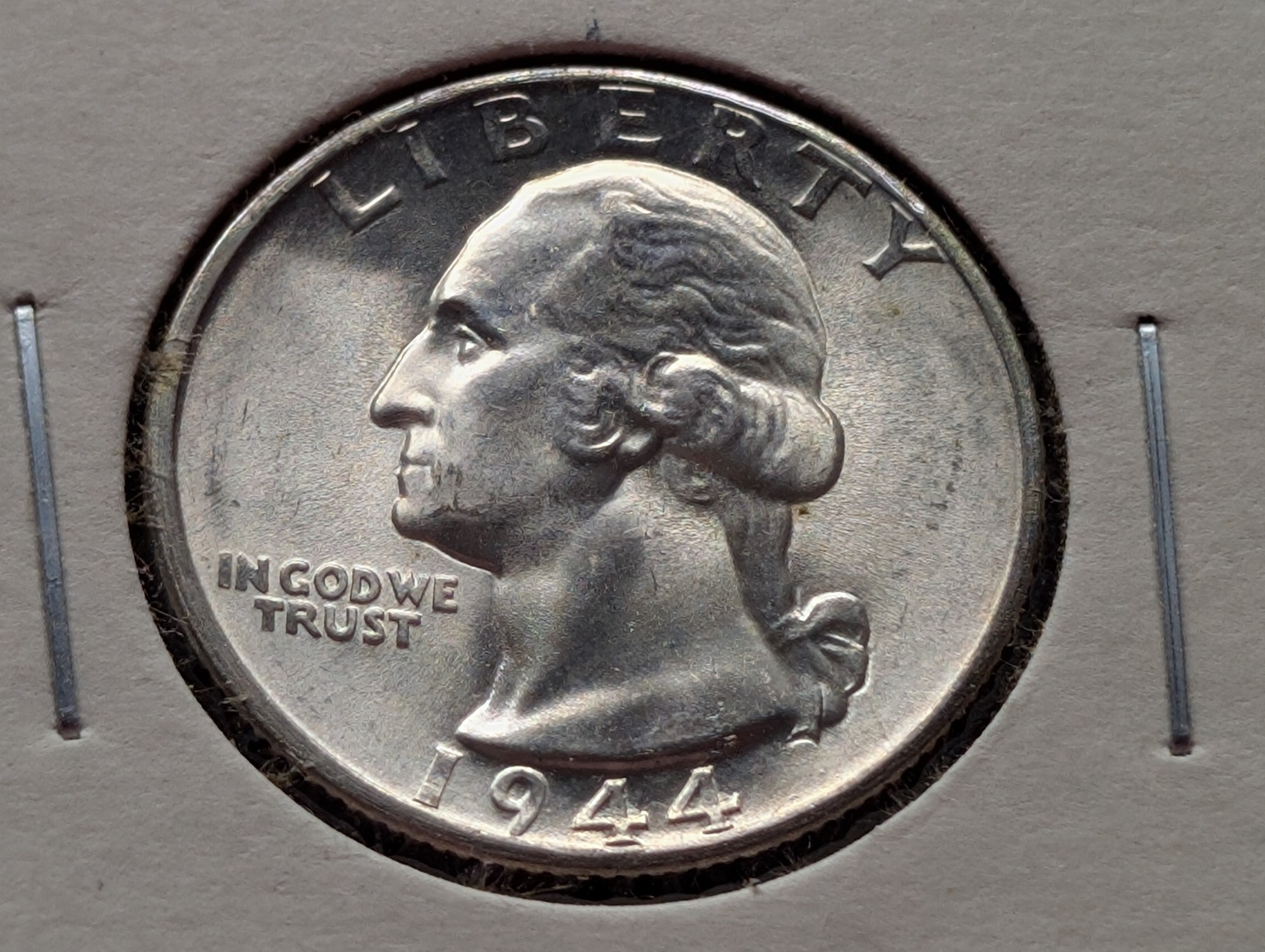 1944-S Washington 90% Silver Quarter