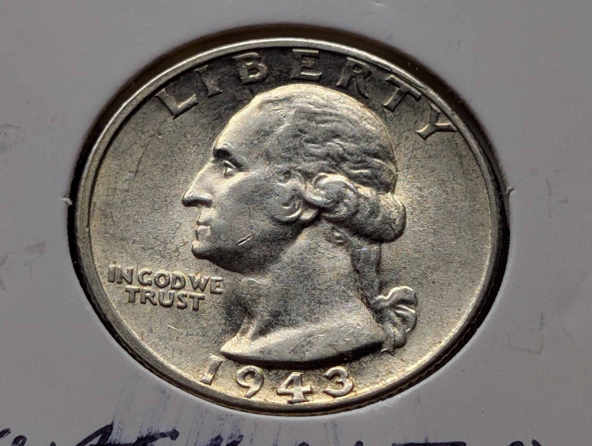1943-S Washington 90% Silver Quarter