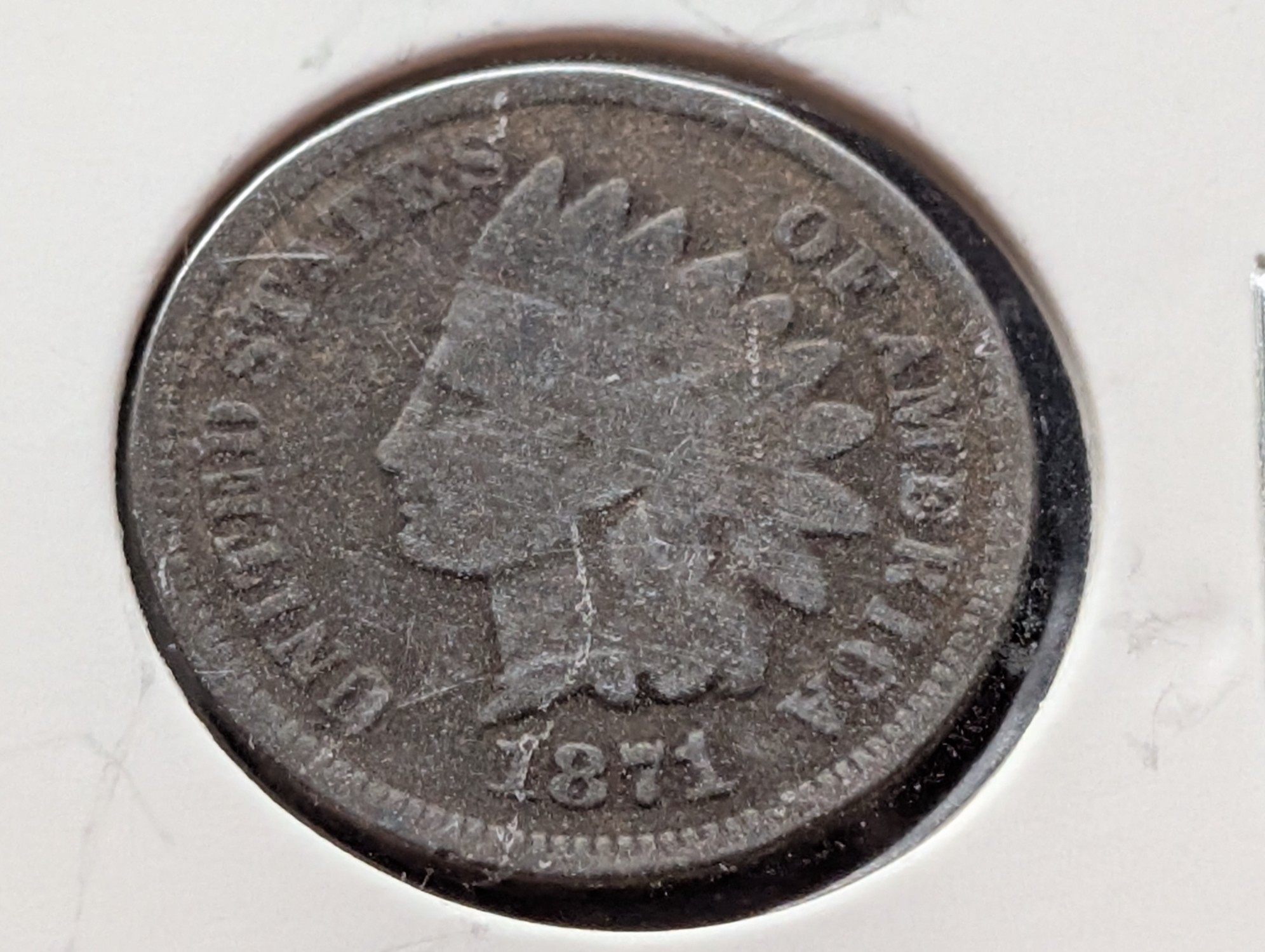 1871 Indian Head Cent