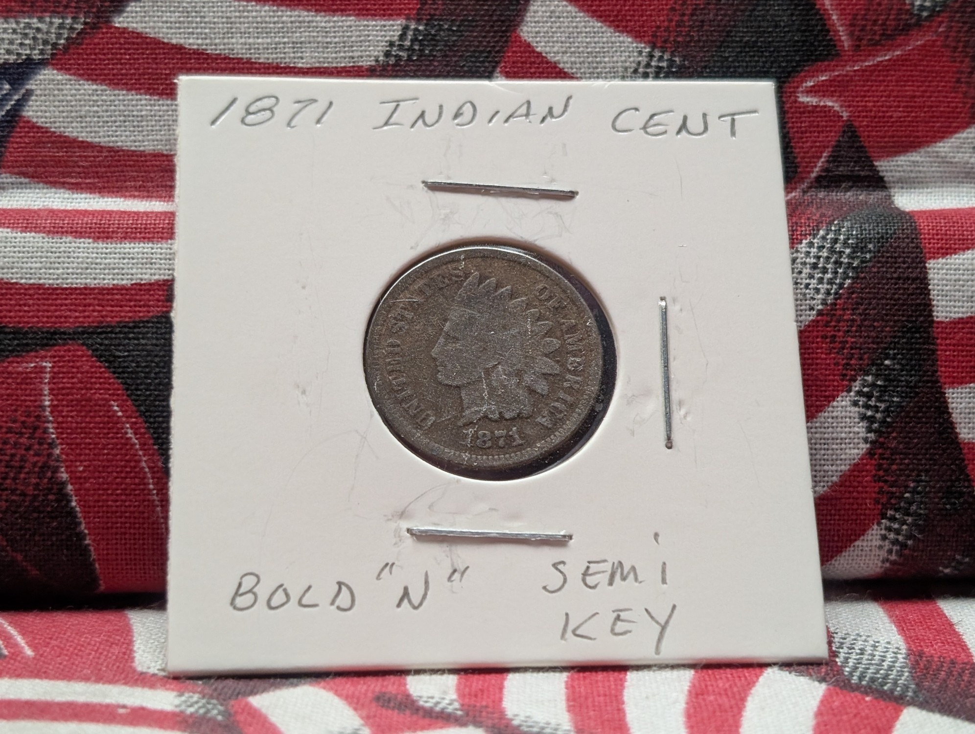 1871 Indian Head Cent
