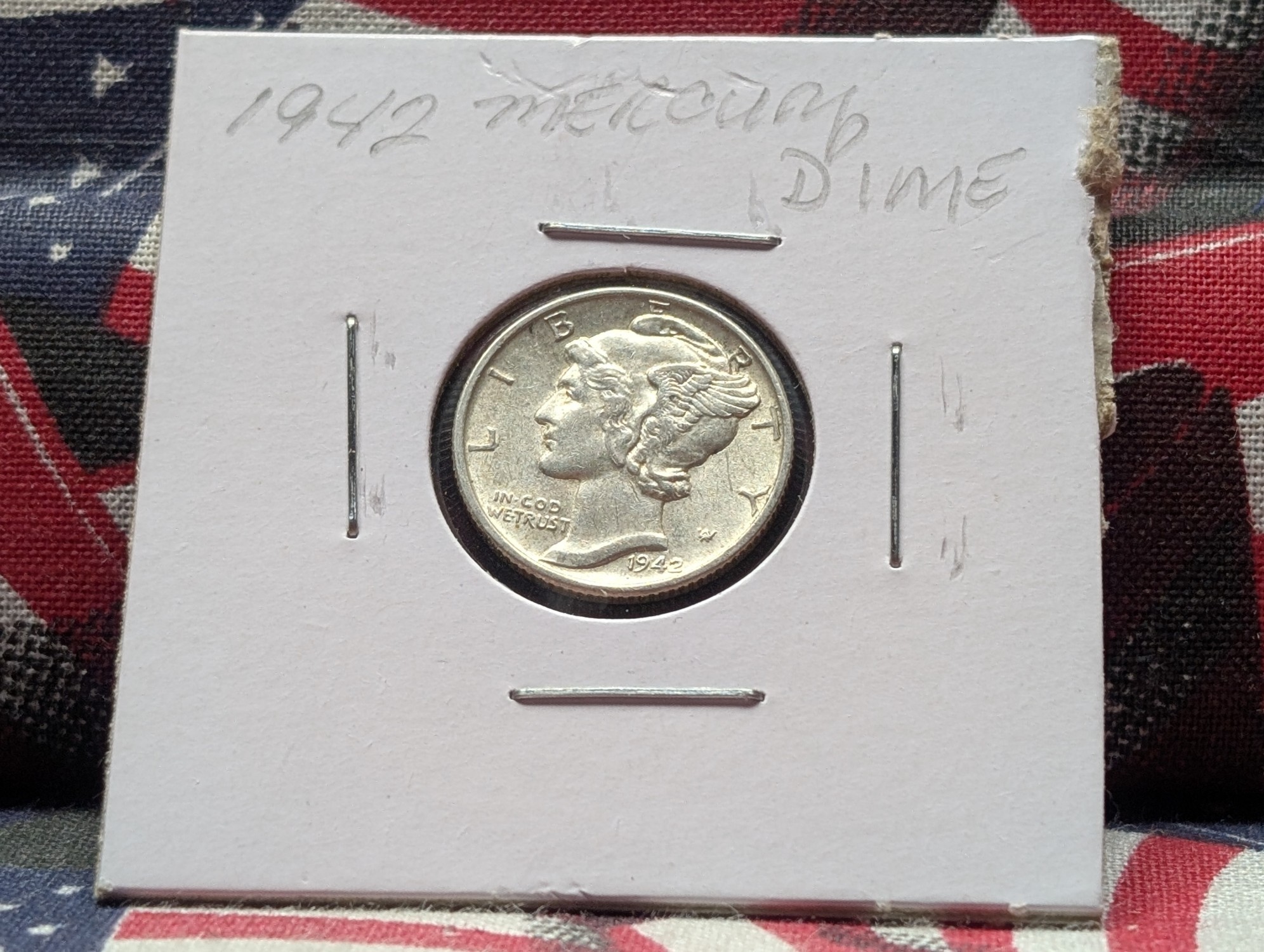 1942 Mercury 90% Silver Dime